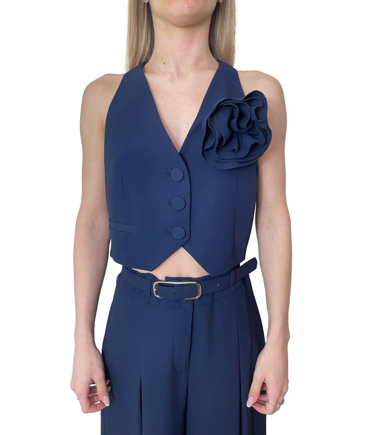 Imperial Gilet Blu Donna