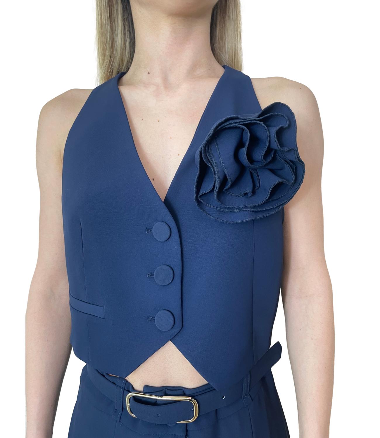 Imperial Gilet Blu Donna