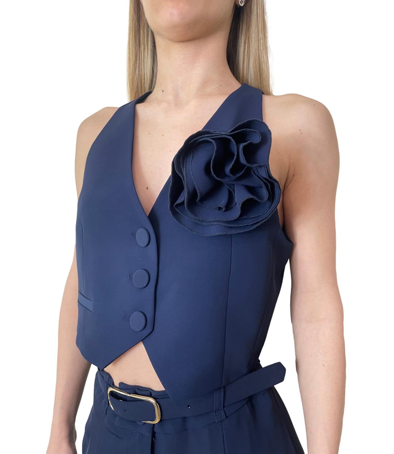 Imperial Gilet Blu Donna