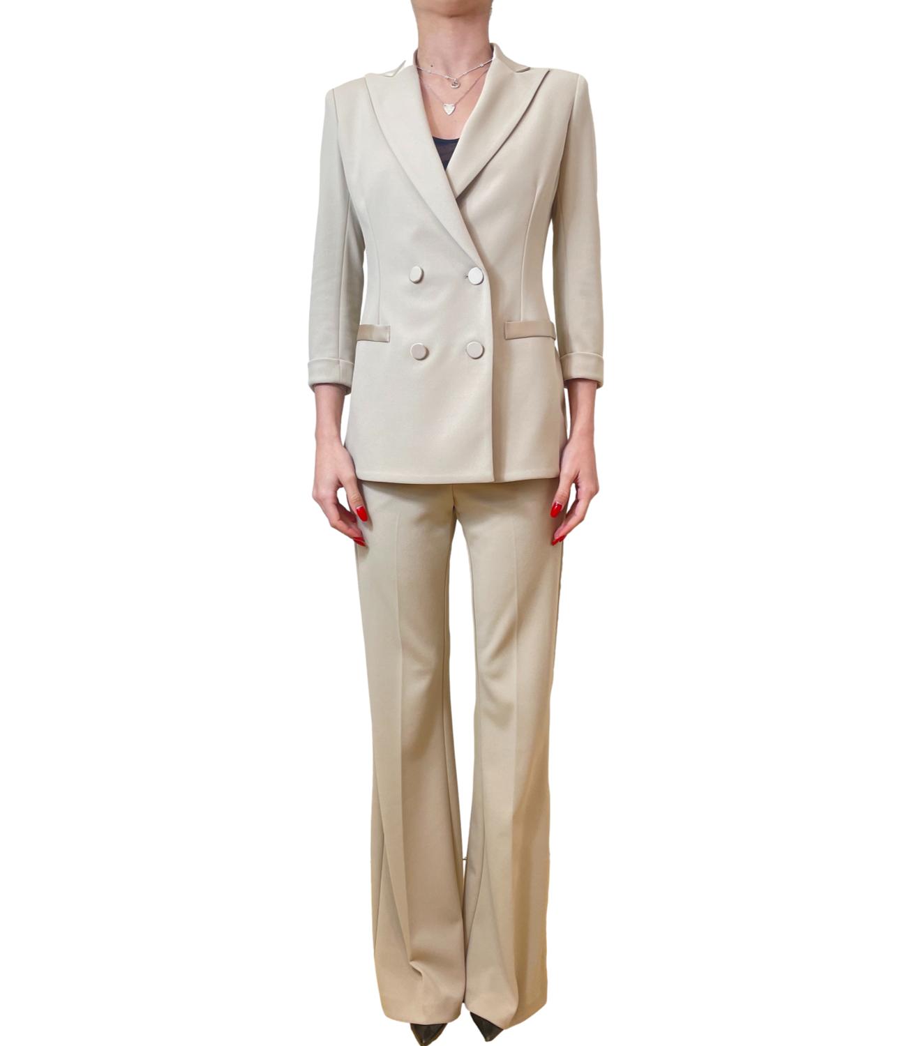 Imperial Pantalone Zampa Platino Donna