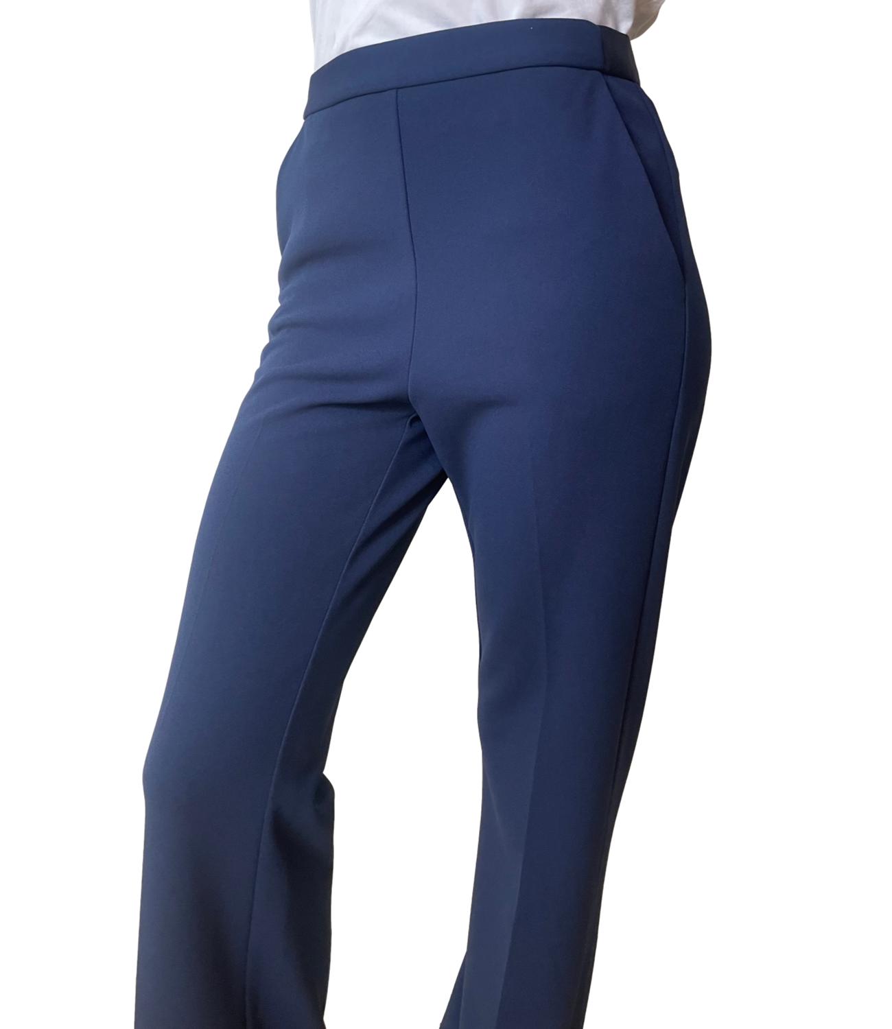 Imperial Pantalone Zampa Blu Donna