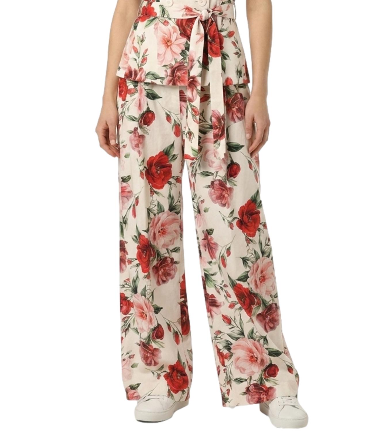 Imperial Pantalone Panna/Rosso Donna