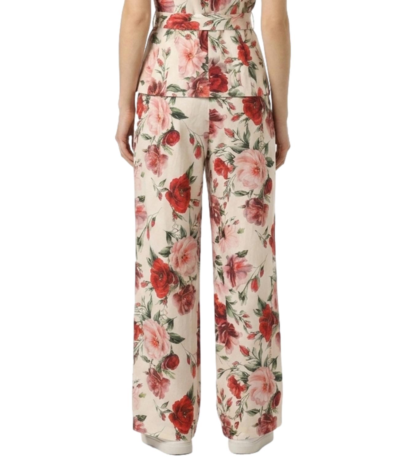 Imperial Pantalone Panna/Rosso Donna