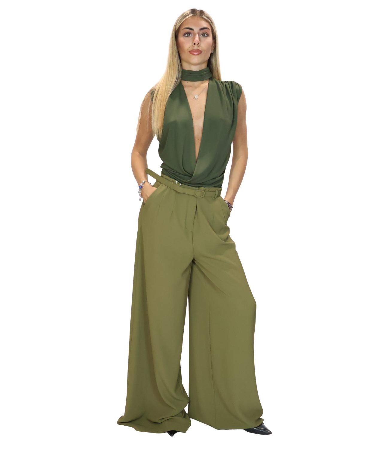 Imperial Pantalone Pistacchio Donna