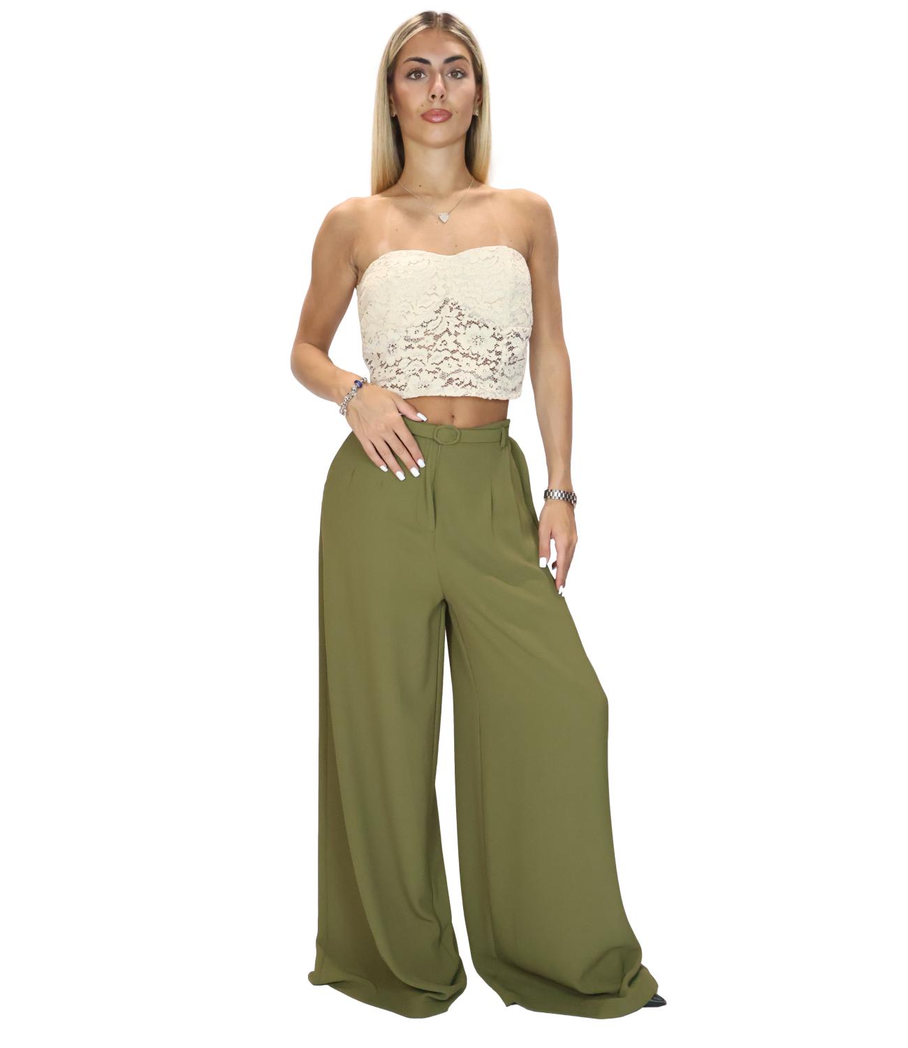 Imperial Pantalone Pistacchio Donna