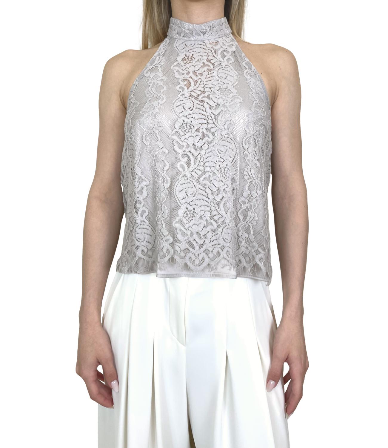 Imperial Top Pizzo Perla Donna