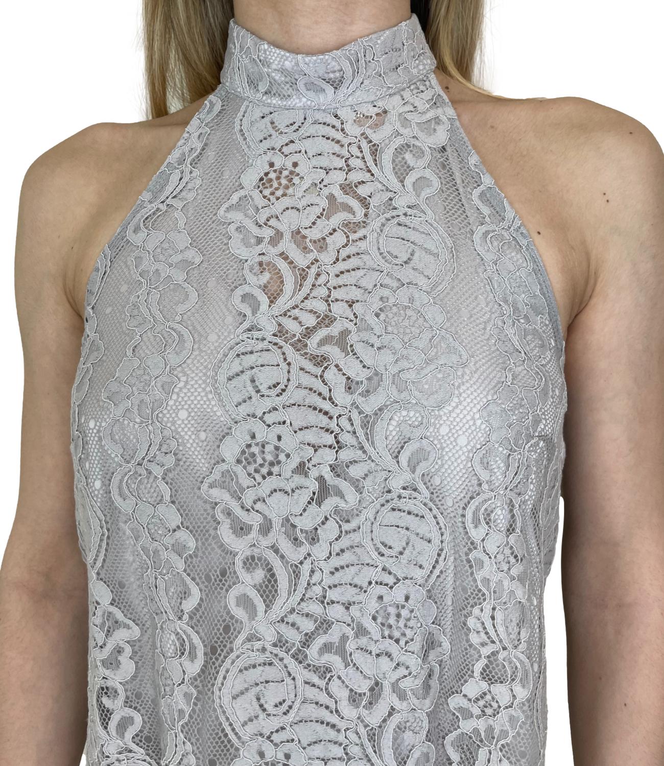 Imperial Top Pizzo Perla Donna