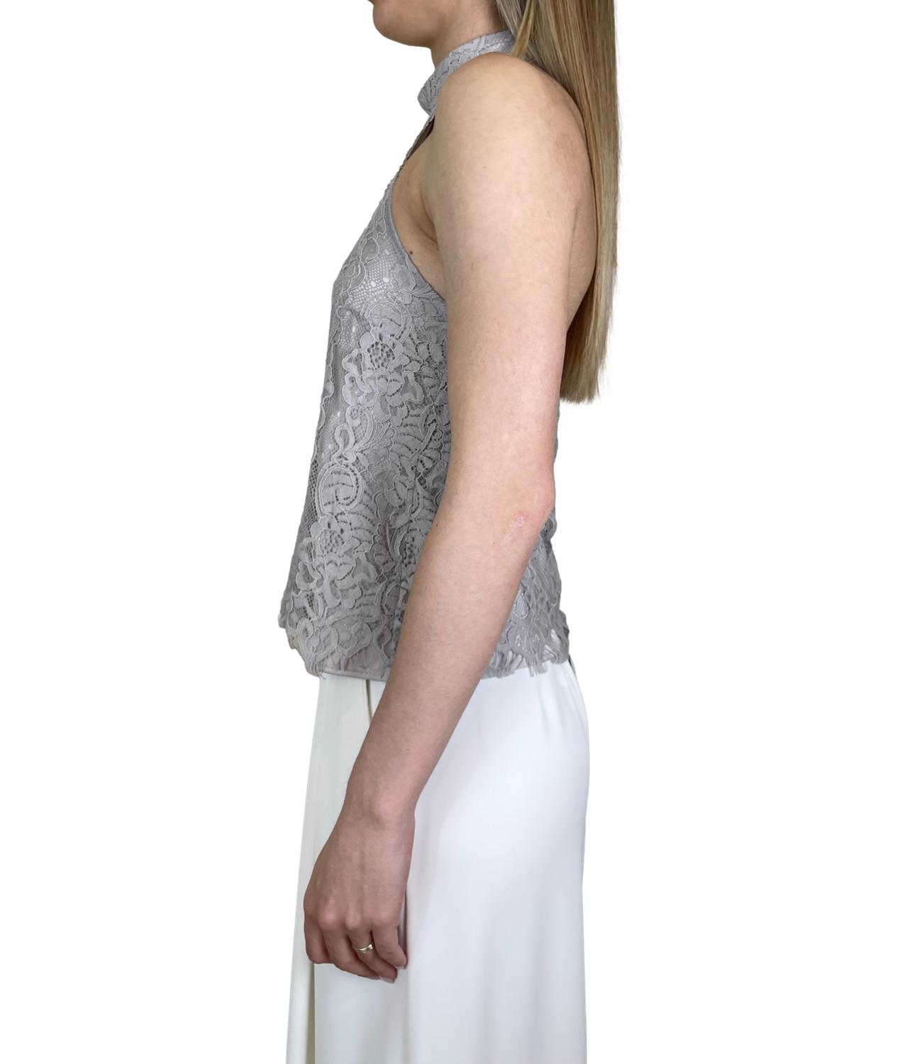 Imperial Top Pizzo Perla Donna