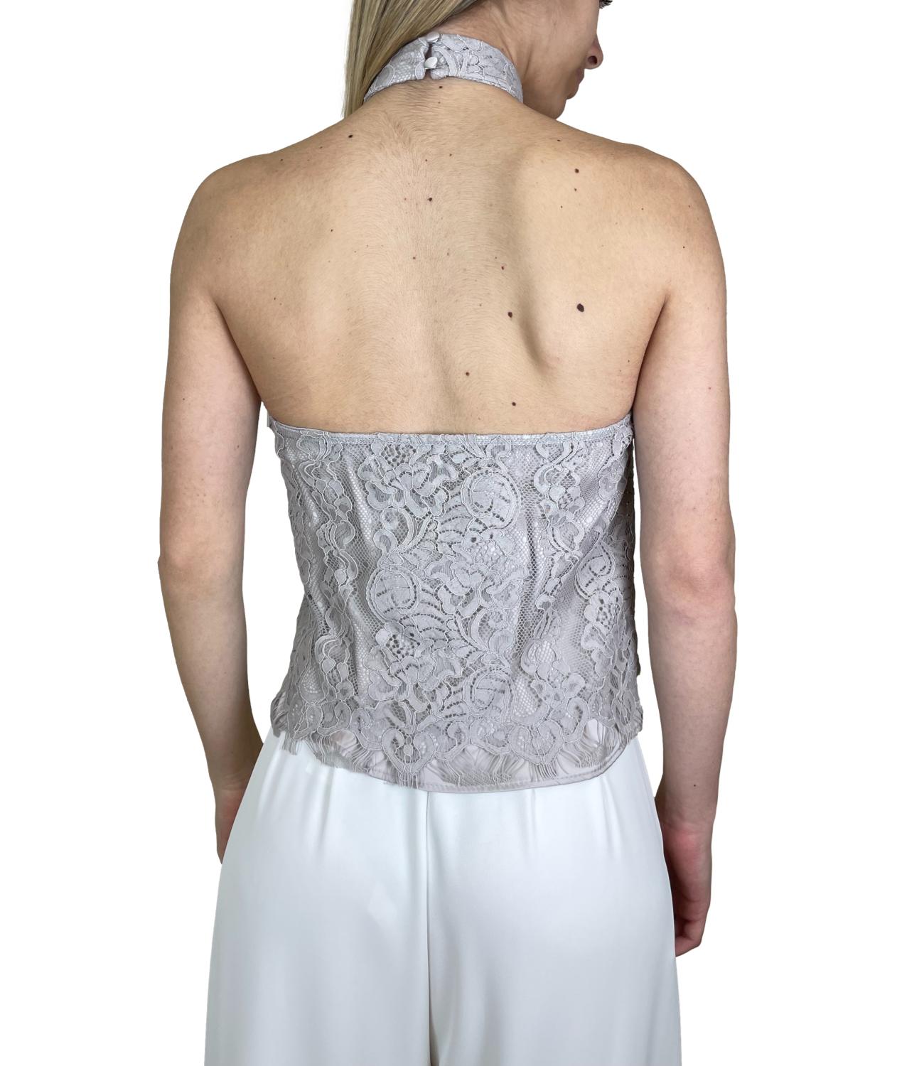 Imperial Top Pizzo Perla Donna