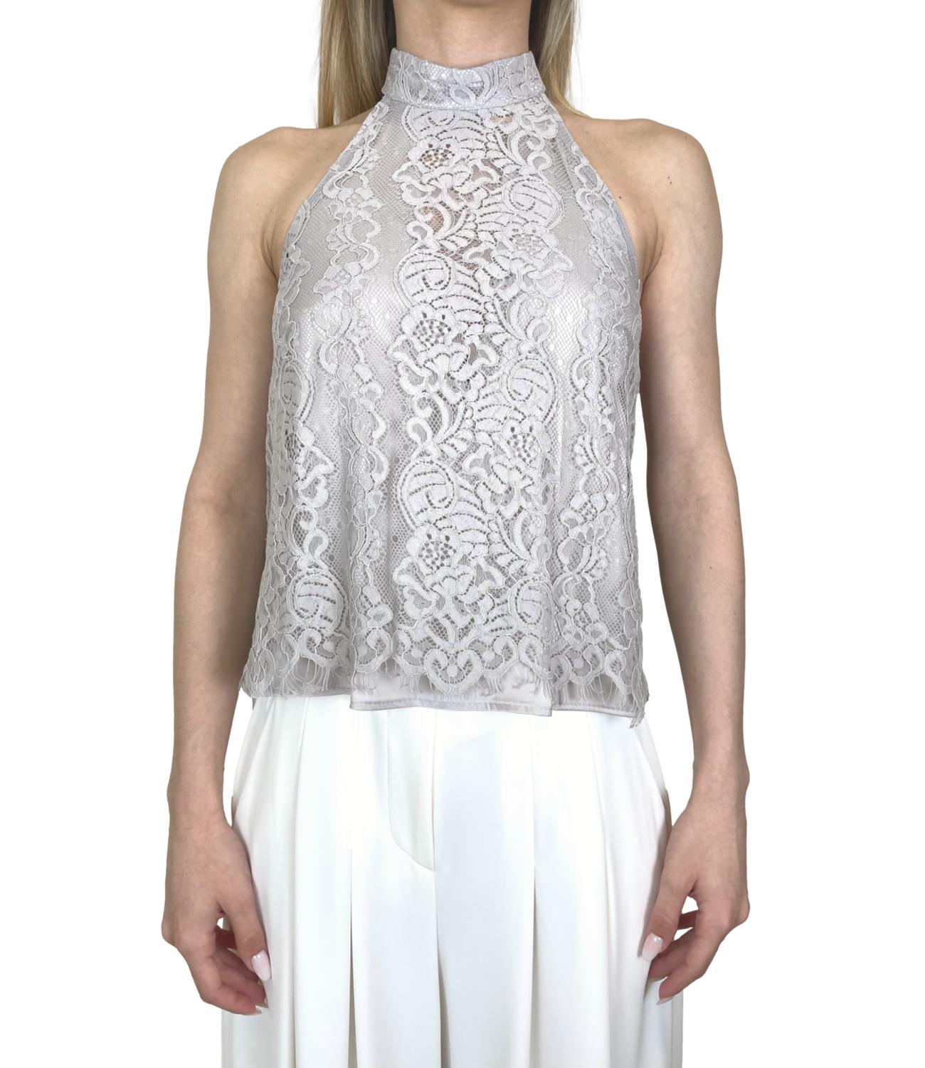 Imperial Top Pizzo Perla Donna