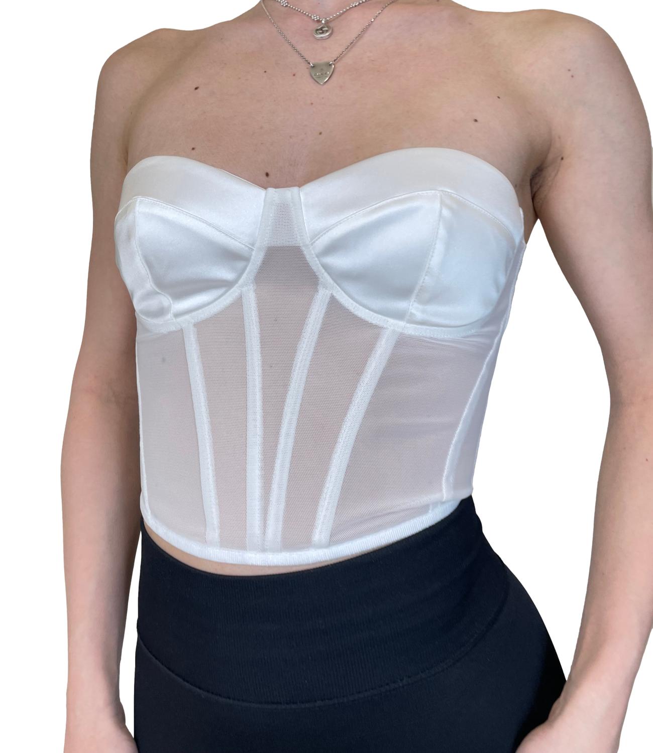 Imperial Top Bustier Latte Donna