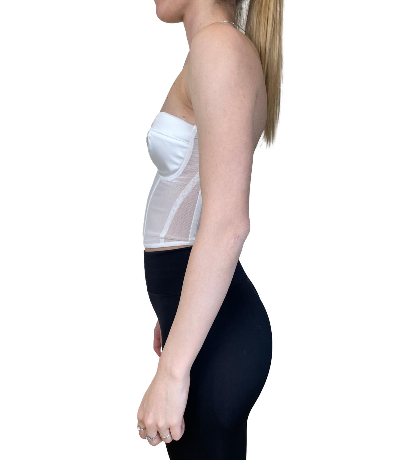 Imperial Top Bustier Latte Donna