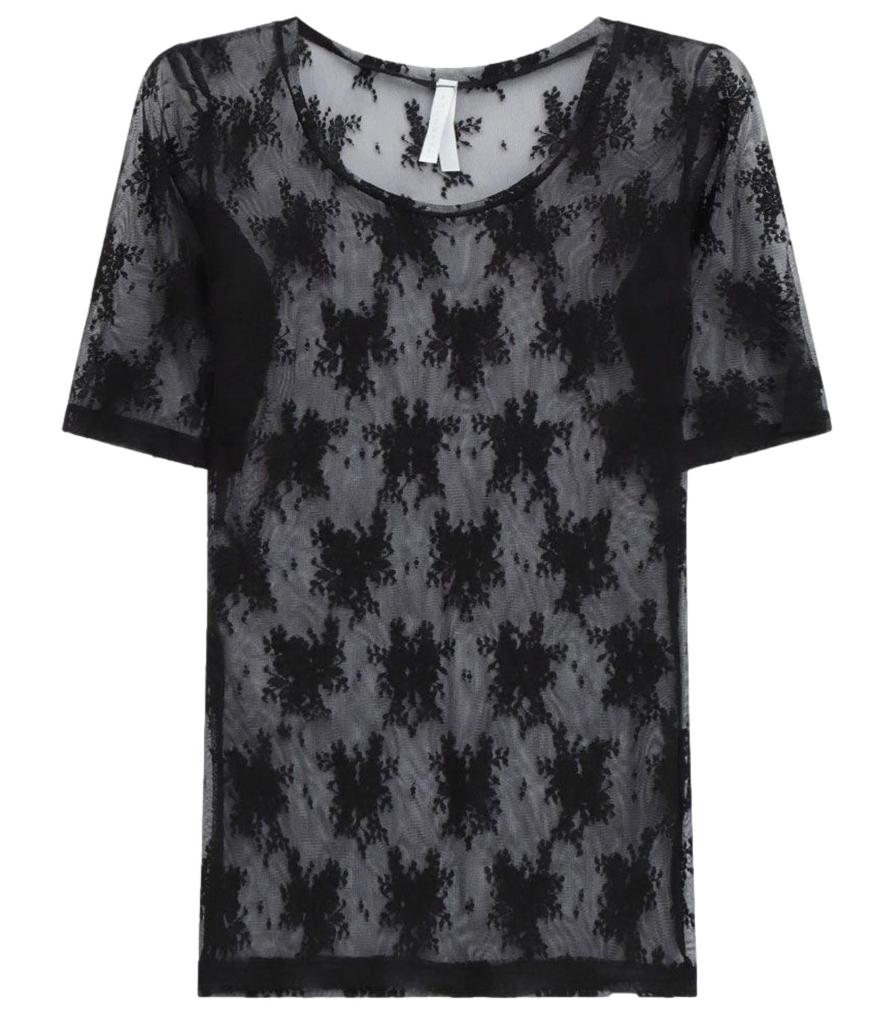 Imperial T-shirt Pizzo Nero Donna