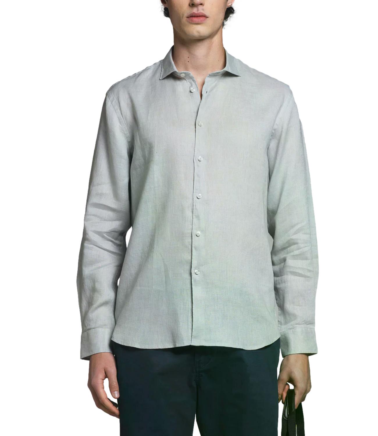 Camicia lino Uomo Lt. grey