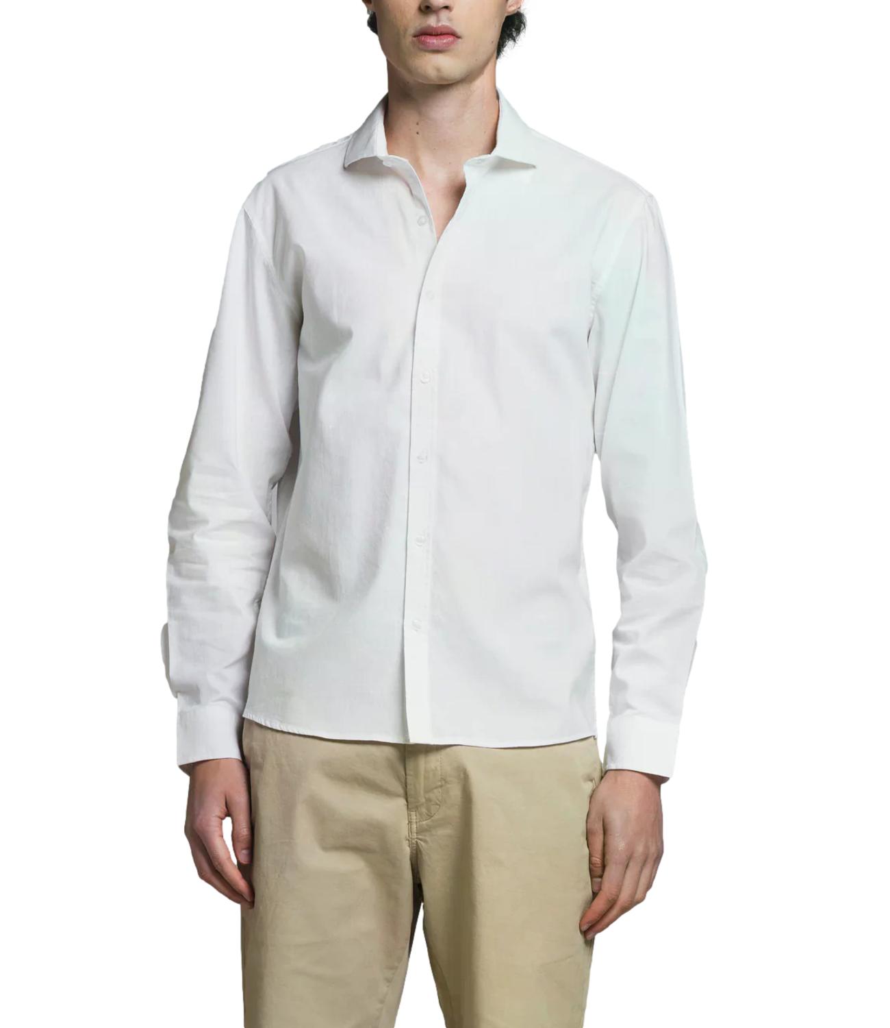 Camicia lino Uomo White