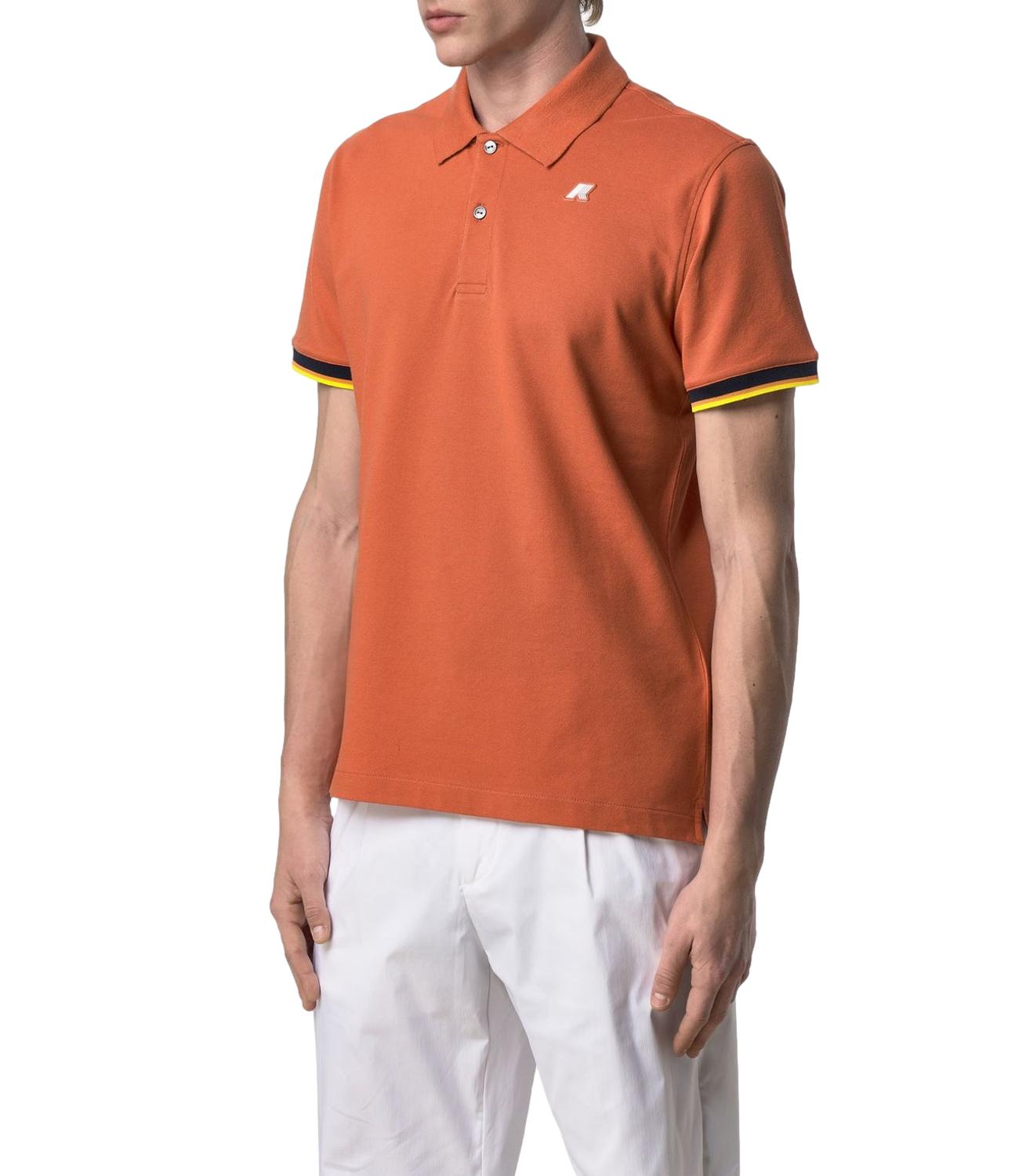Vincent pique orange brownish