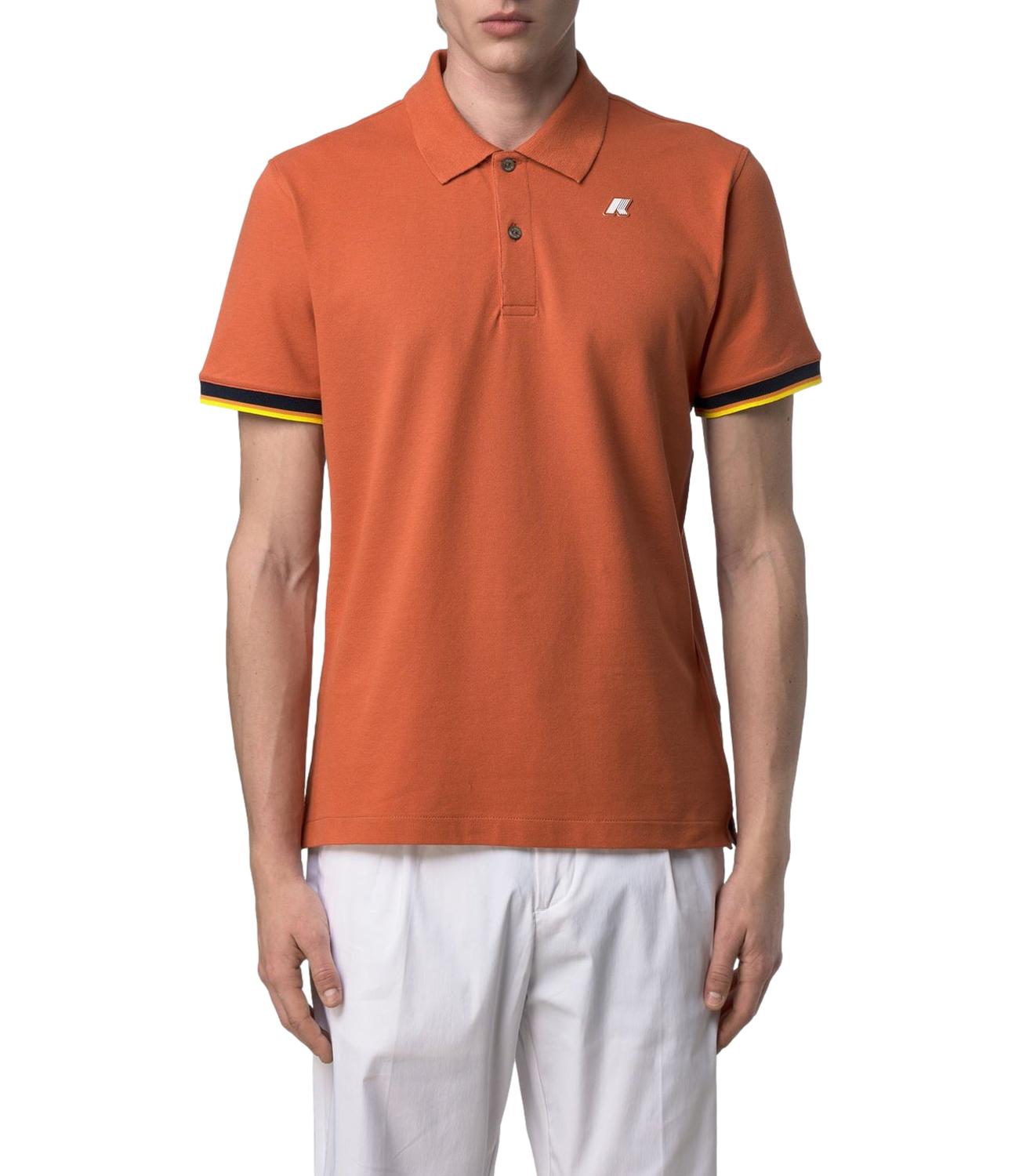 Vincent pique orange brownish