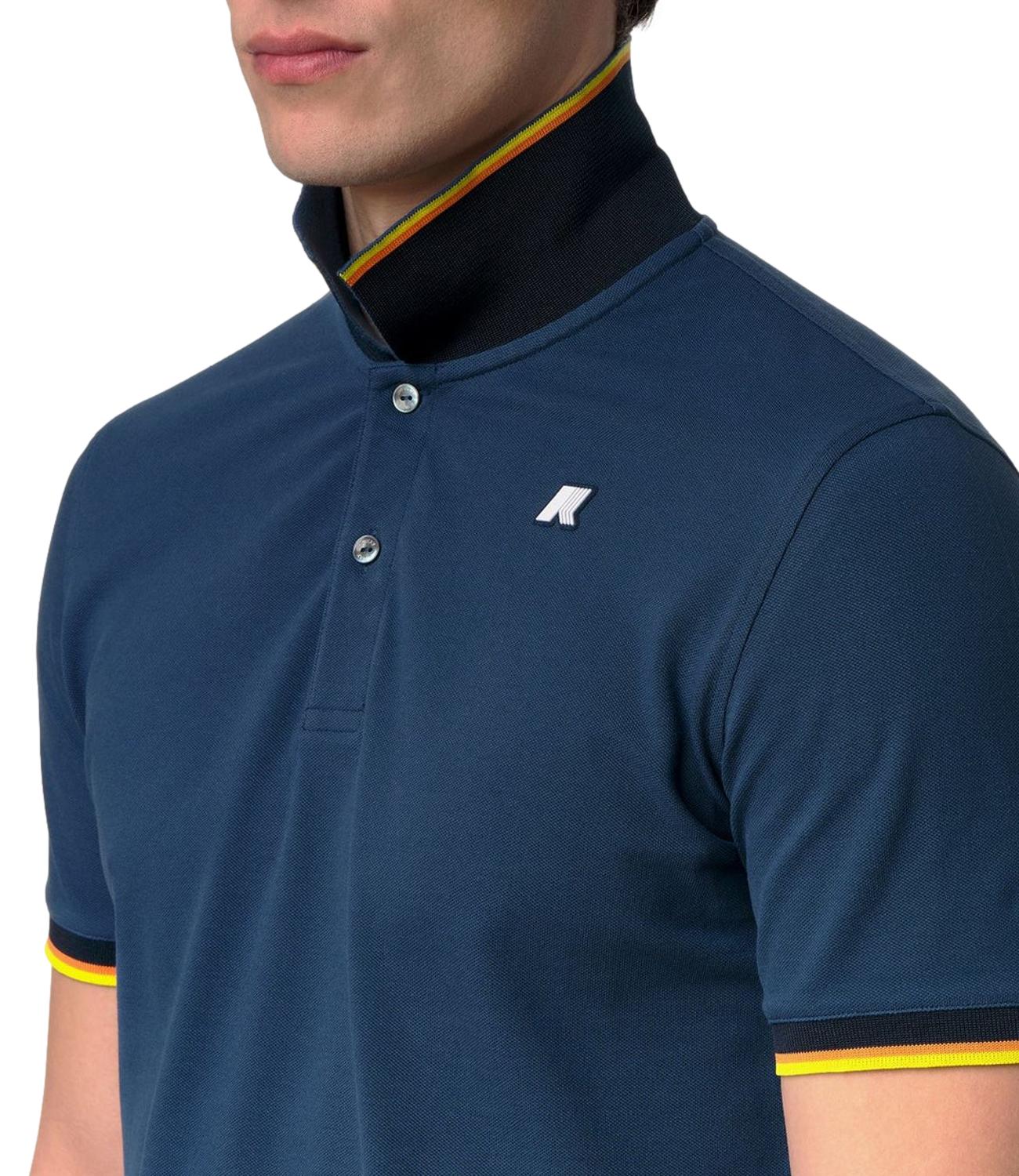 Vincent pique blue insignia