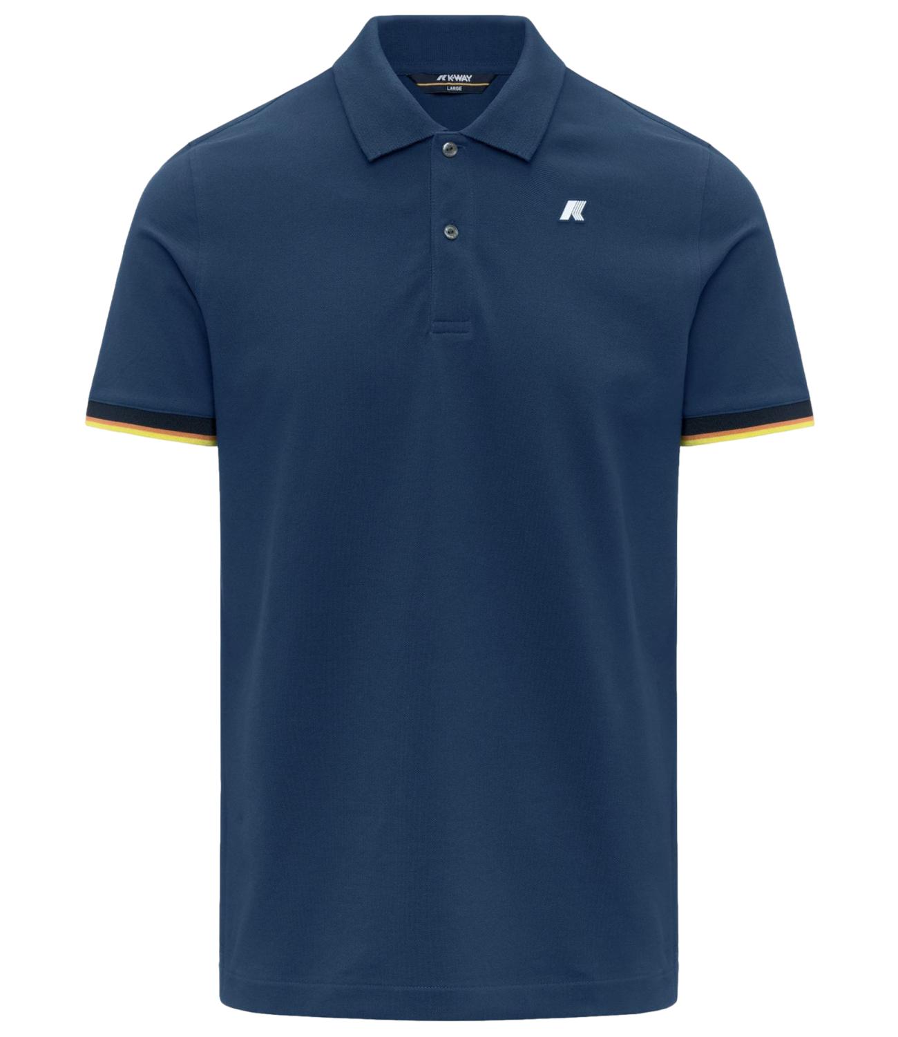 Vincent pique blue insignia