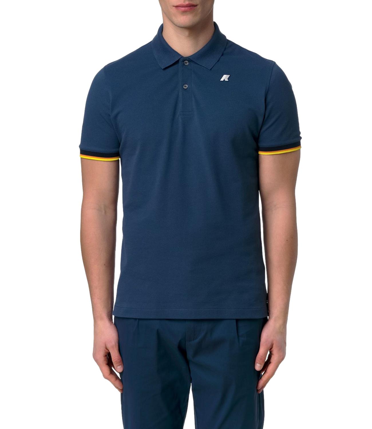 Vincent pique blue insignia