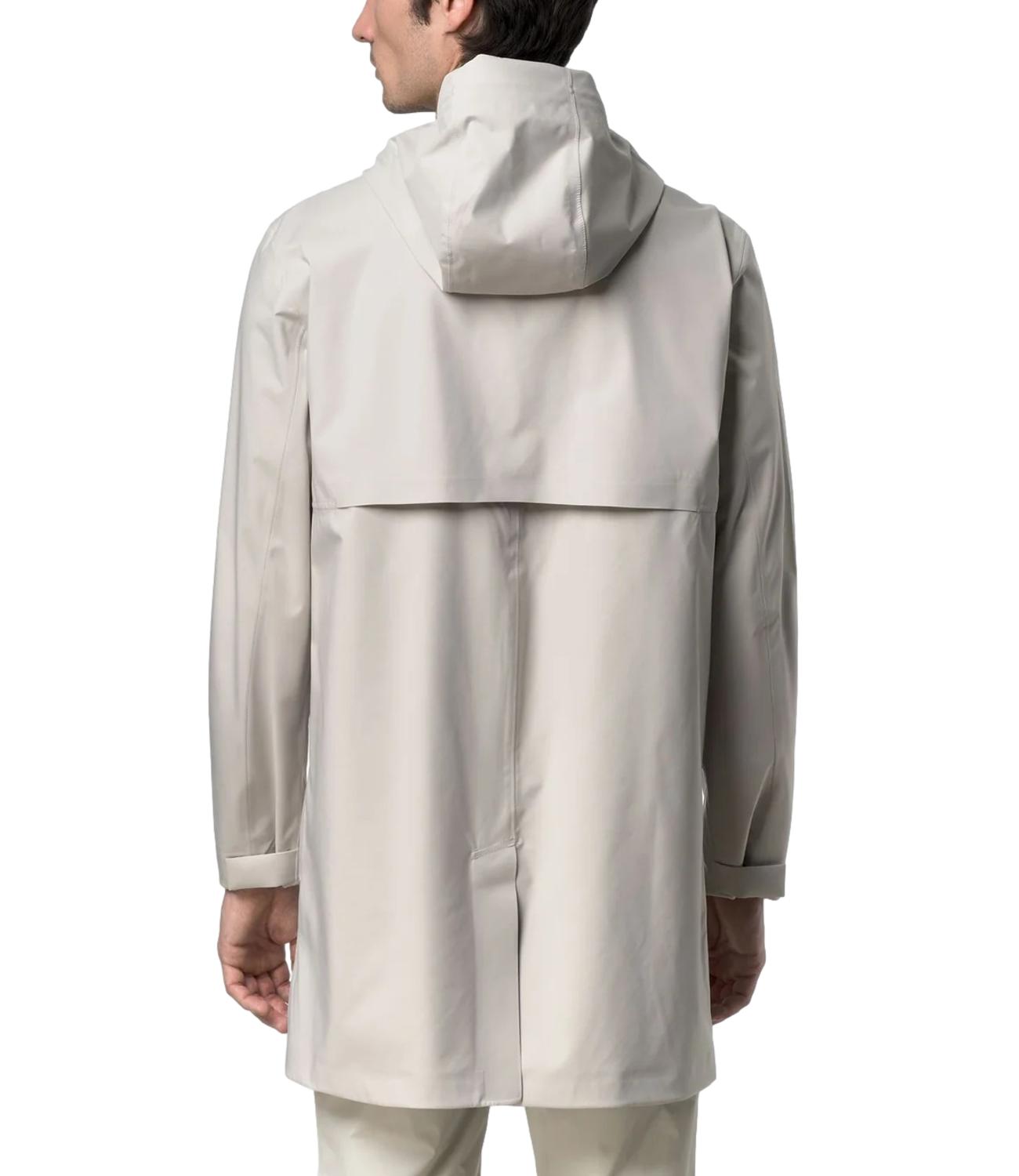 Giacca lunga kway tommy stretch uomo beige