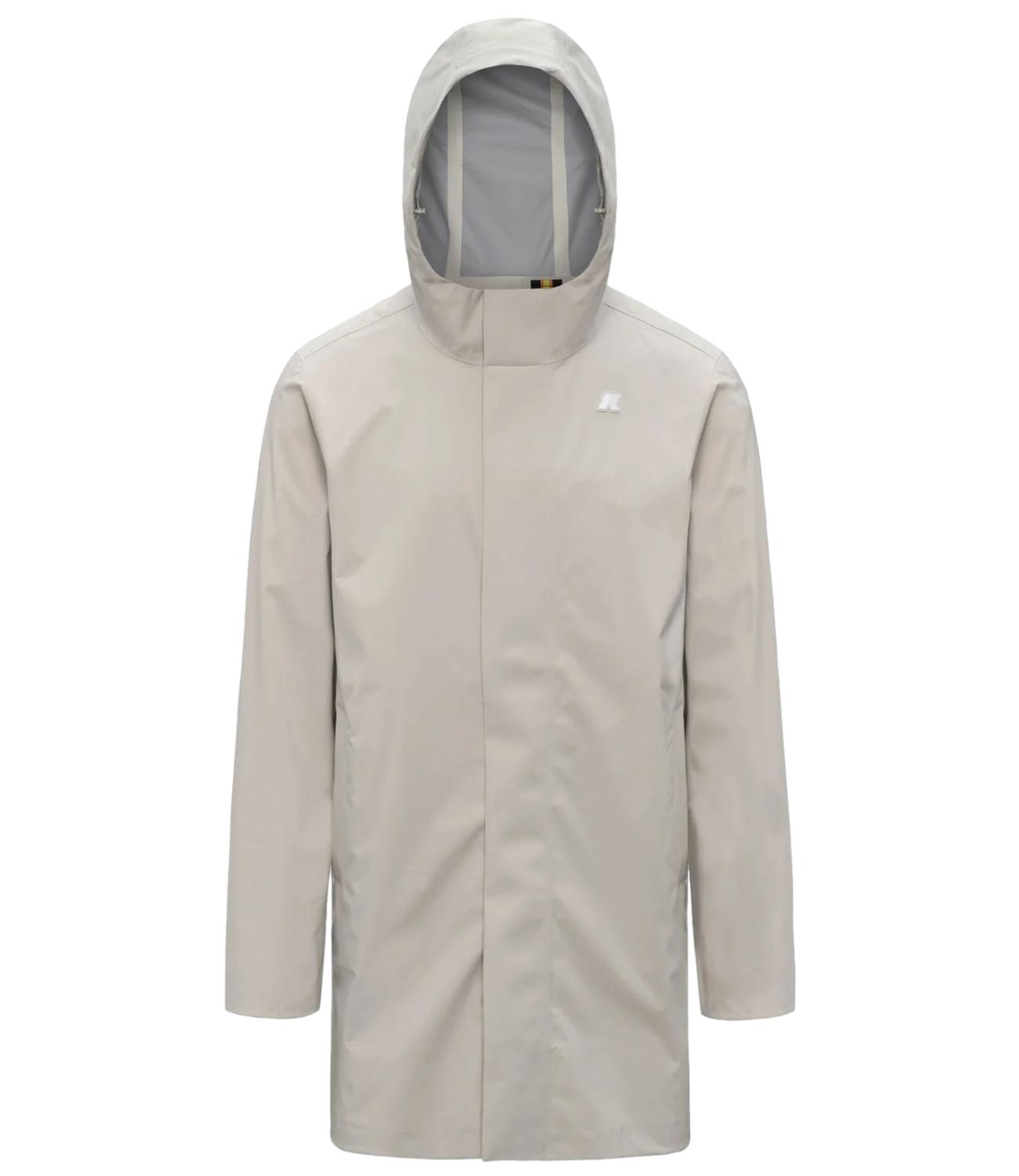 Giacca lunga kway tommy stretch uomo beige