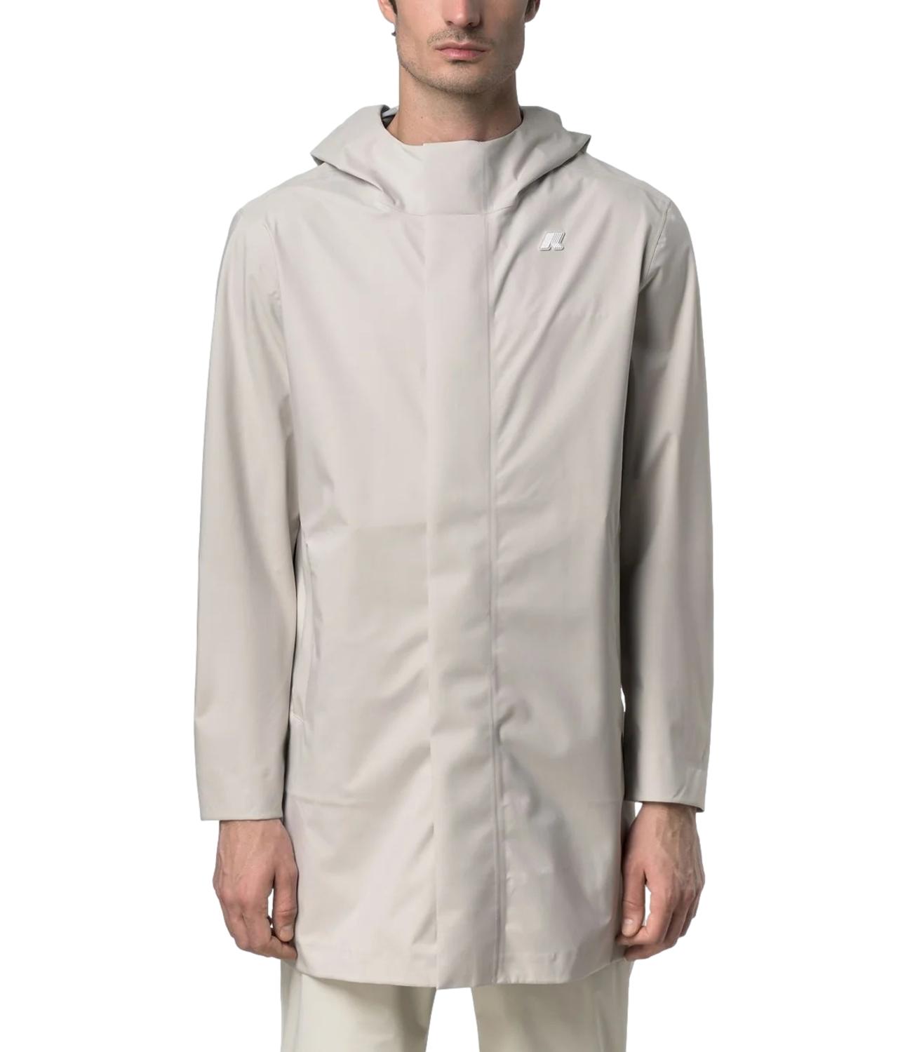 Giacca lunga kway tommy stretch uomo beige