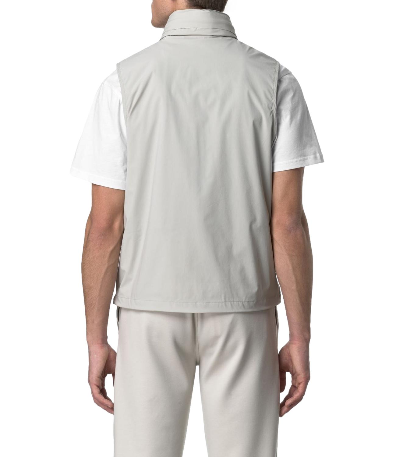 Gilet k-way valen stretch nylon jersey beige chiaro