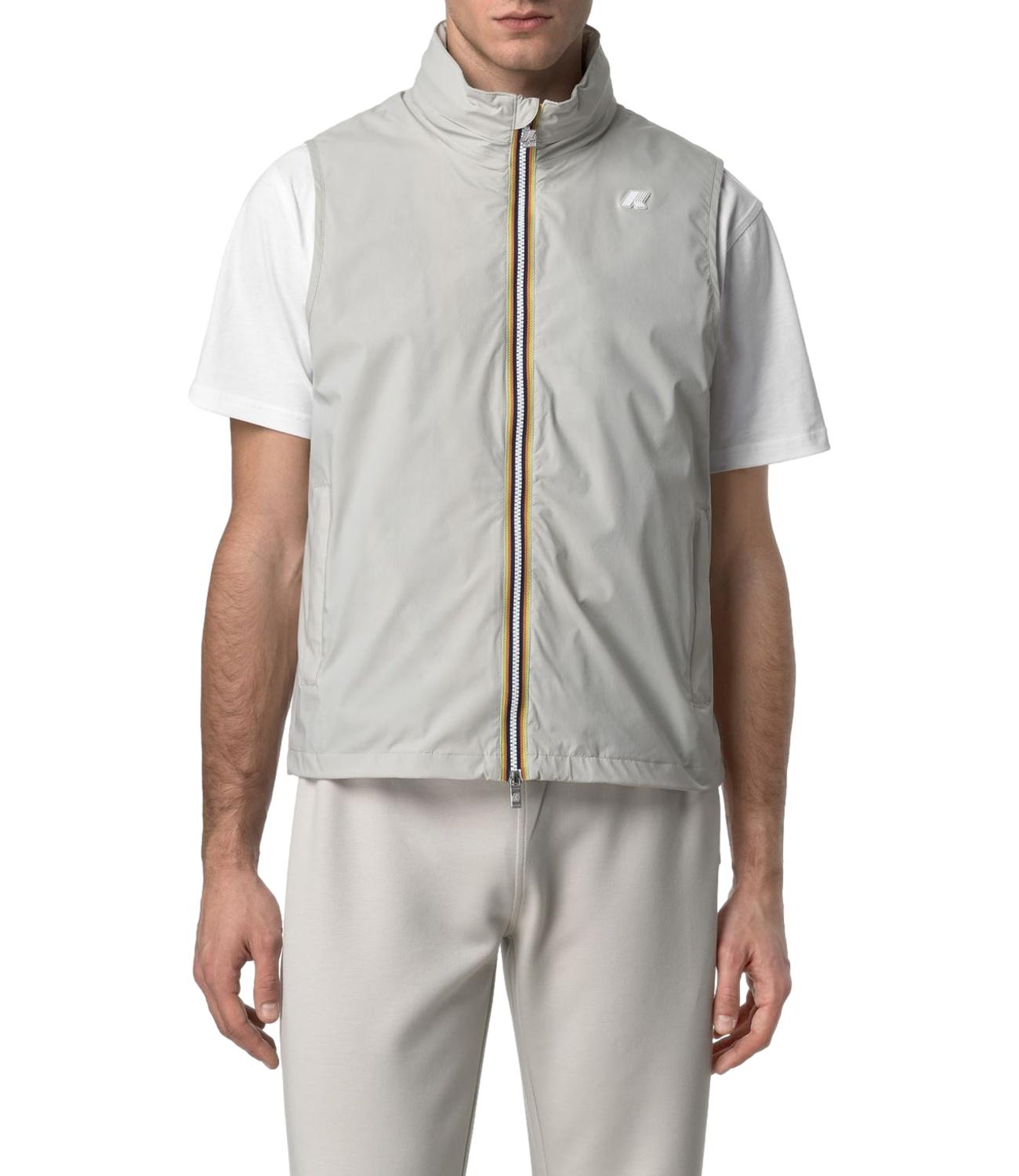 Gilet k-way valen stretch nylon jersey beige chiaro