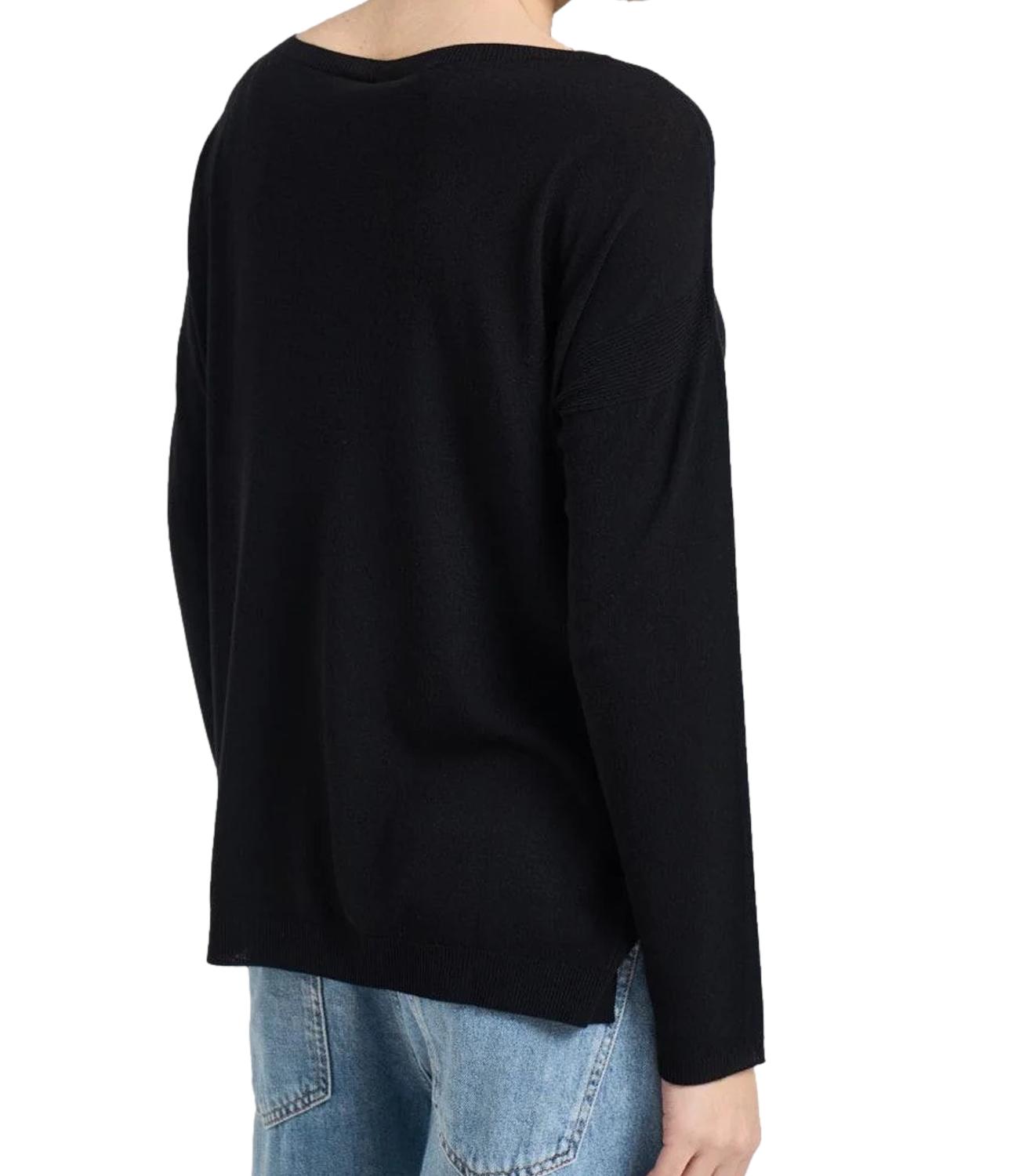 Kontatto Maglia Barca Nero Donna