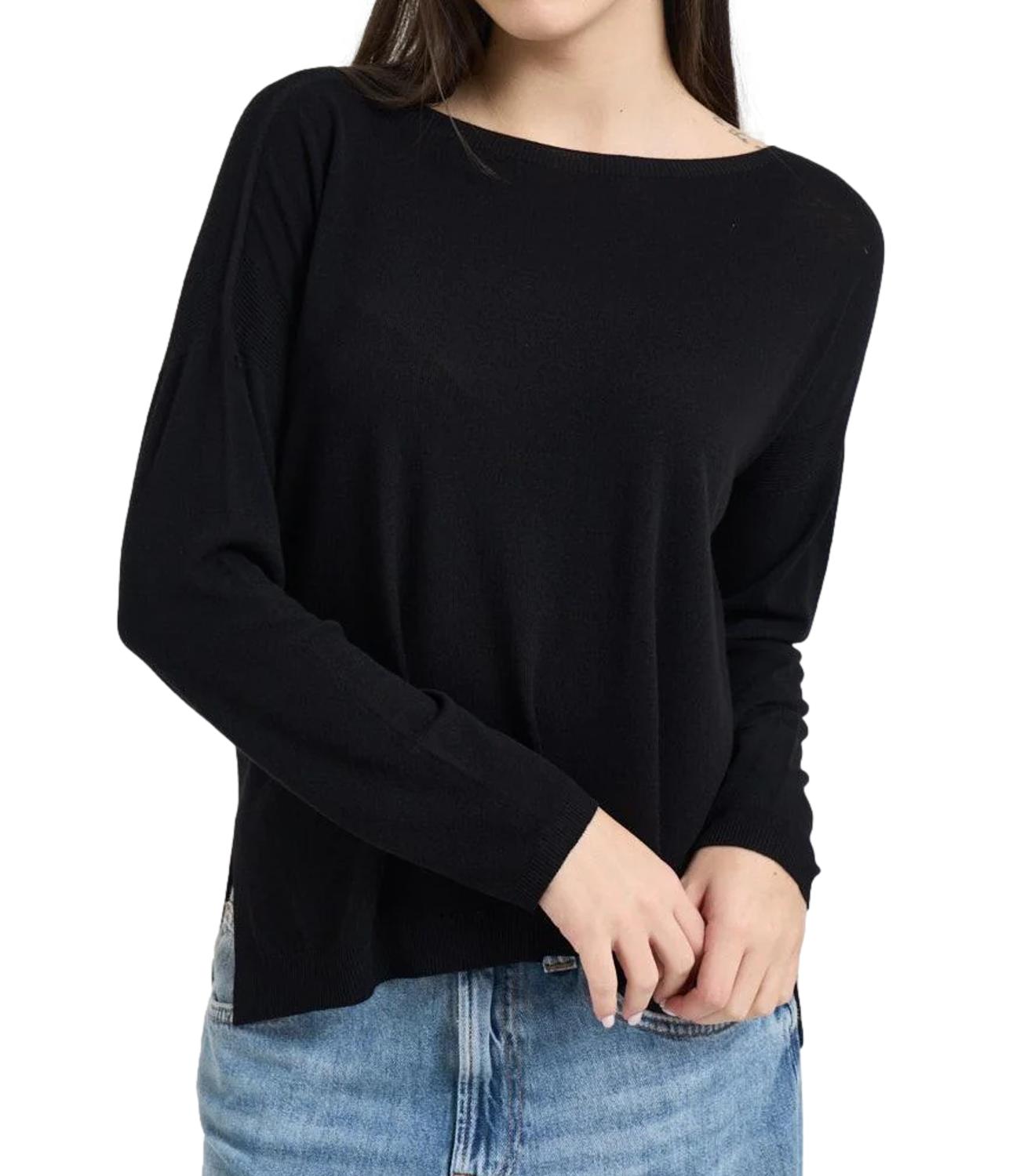 Kontatto Maglia Barca Nero Donna