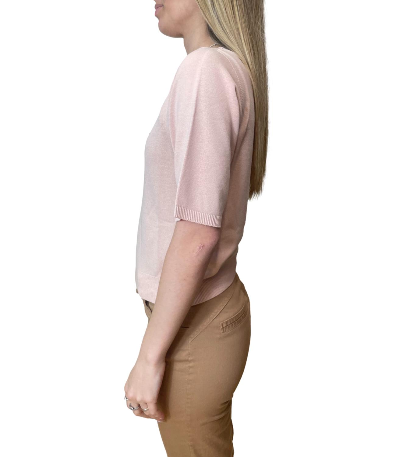 Kontatto Maglia Girocollo Rosa Donna
