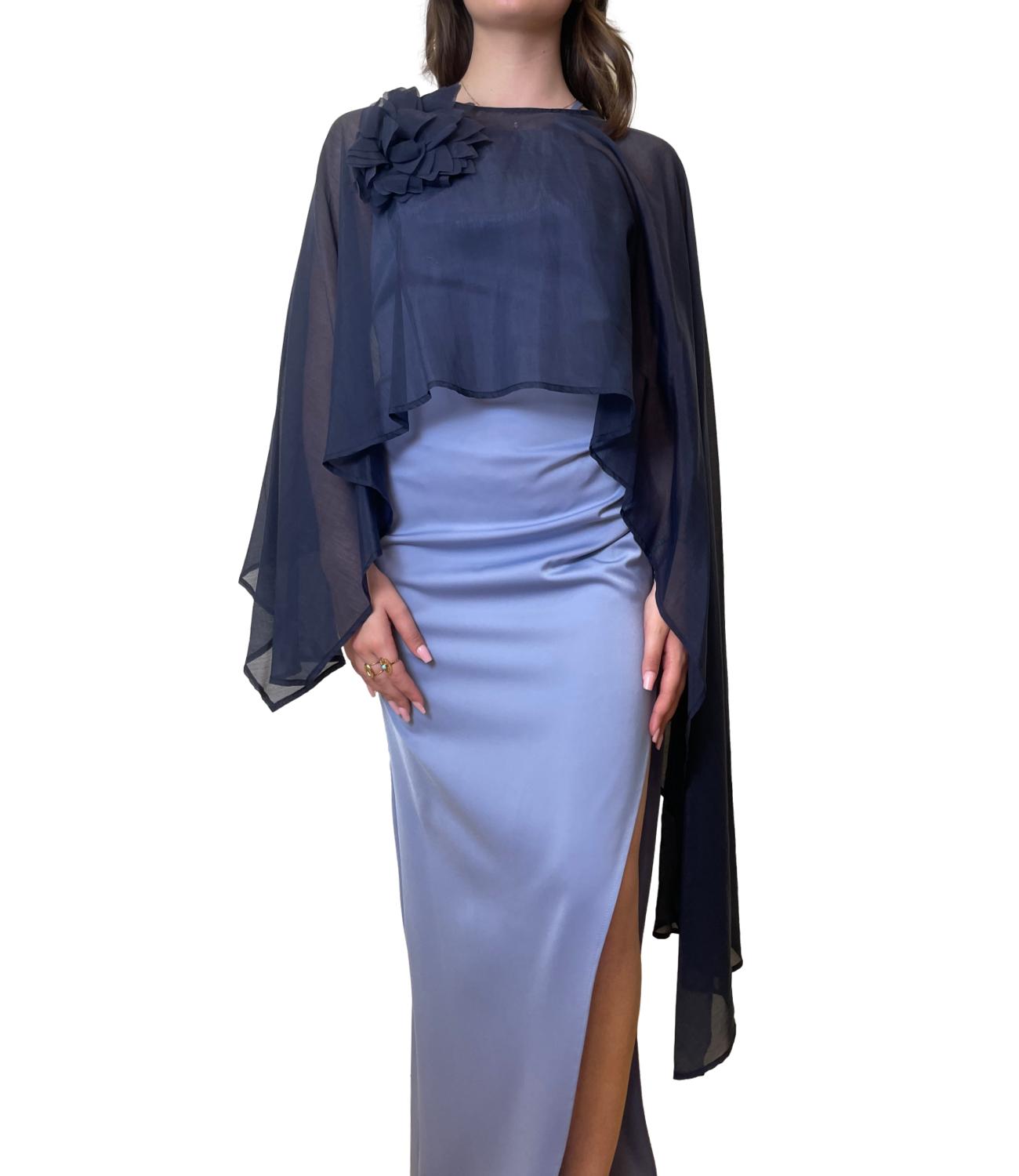 Kontatto Mantella Blu Donna