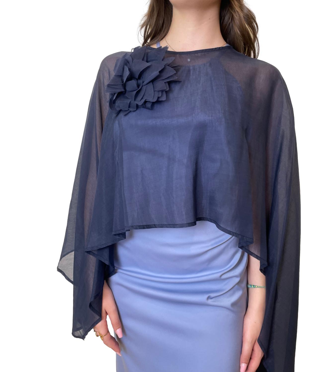 Kontatto Mantella Blu Donna