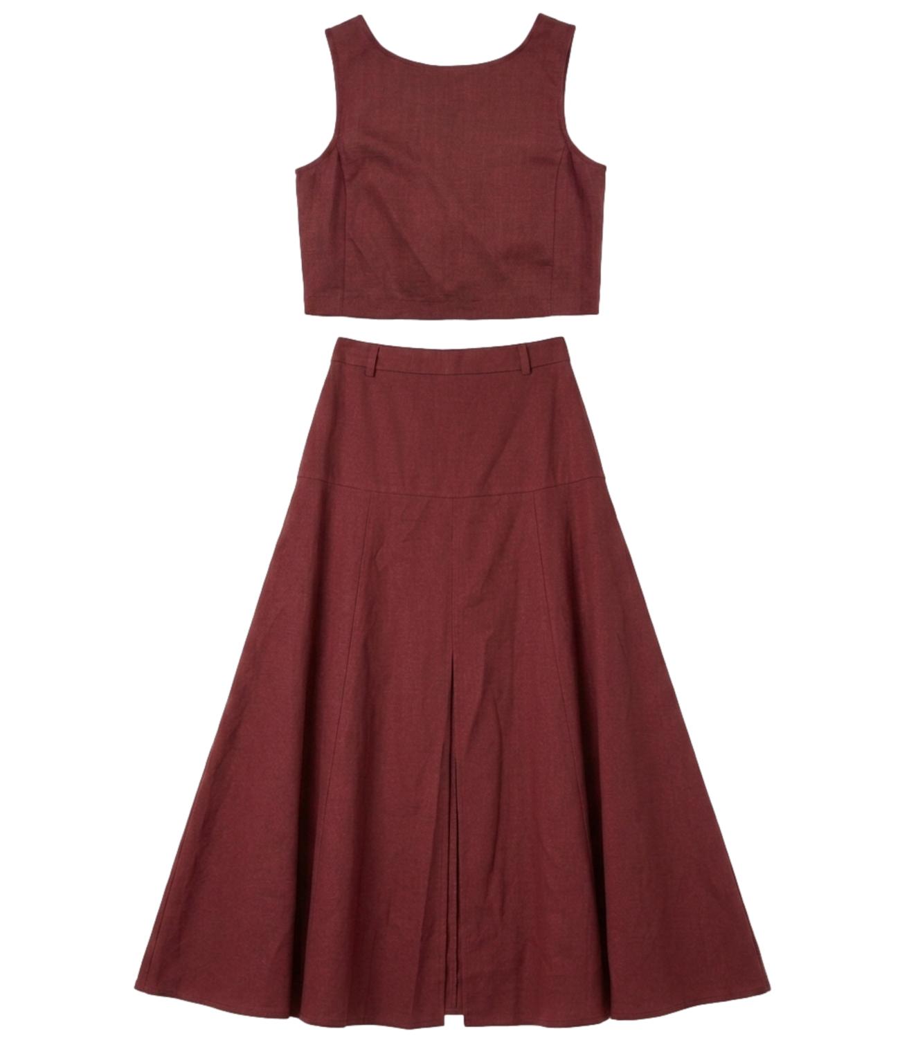 Kontatto Completo Gonna+top Brownberry Donna
