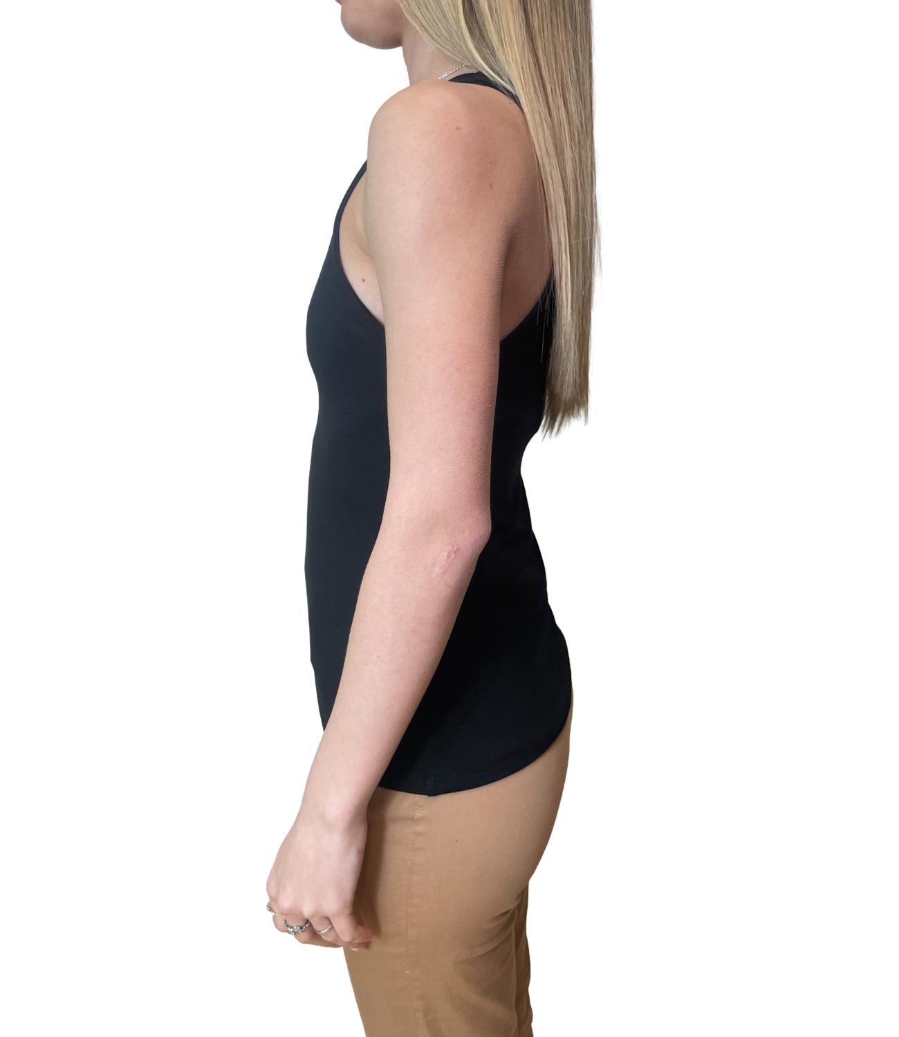 Kontatto Canotta Americana Nero Donna