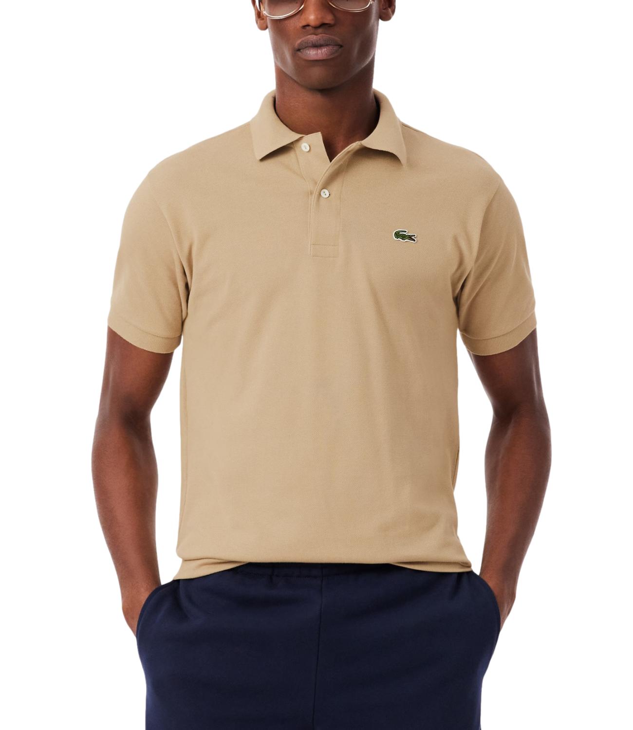 Polo Manica Corta beige