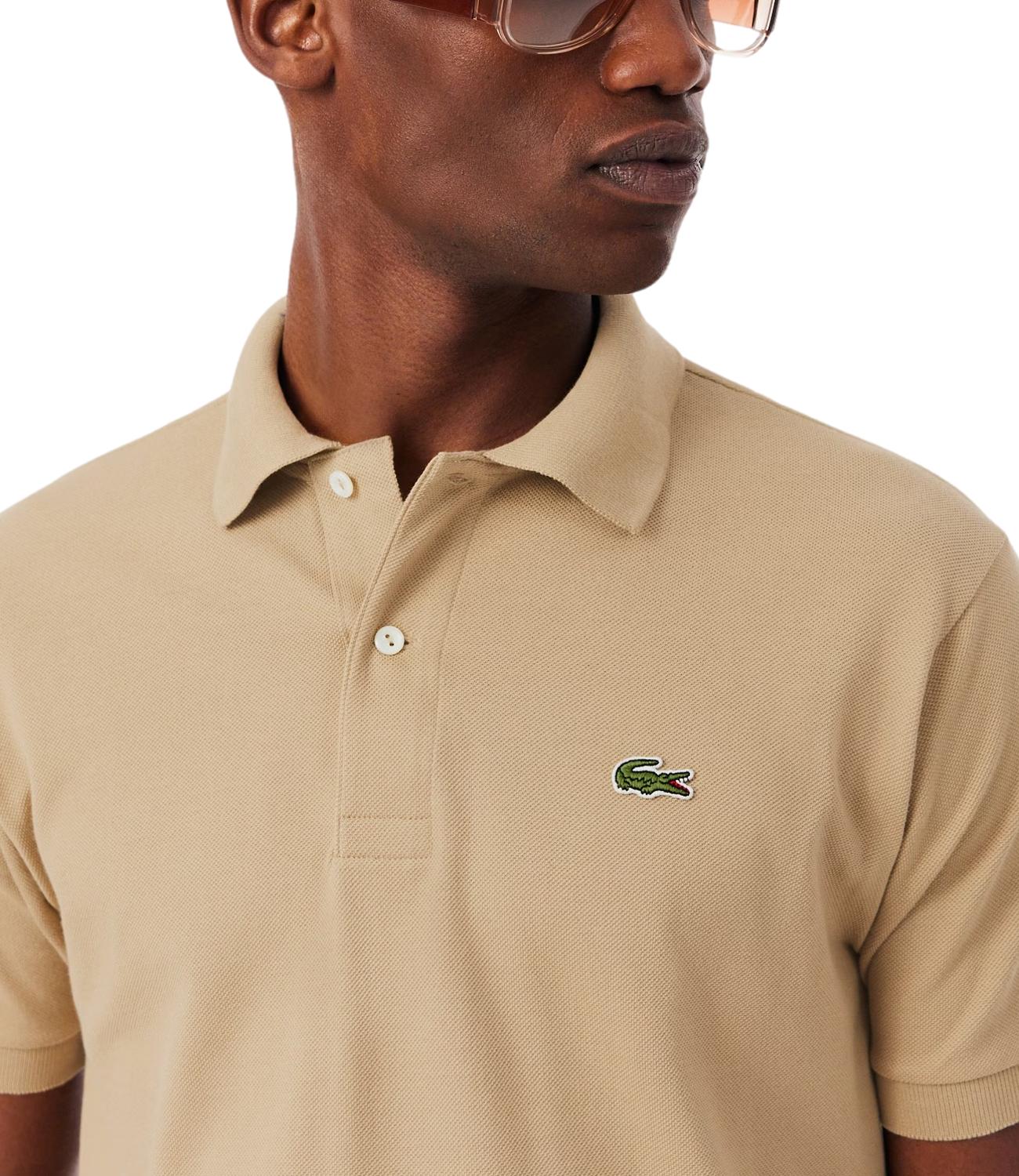 Polo Manica Corta beige