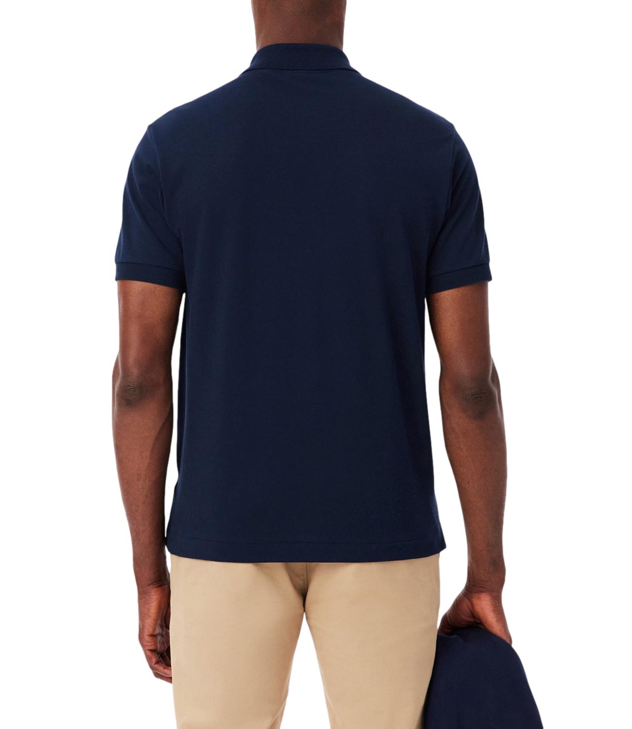 Polo Lacoste blu leggera