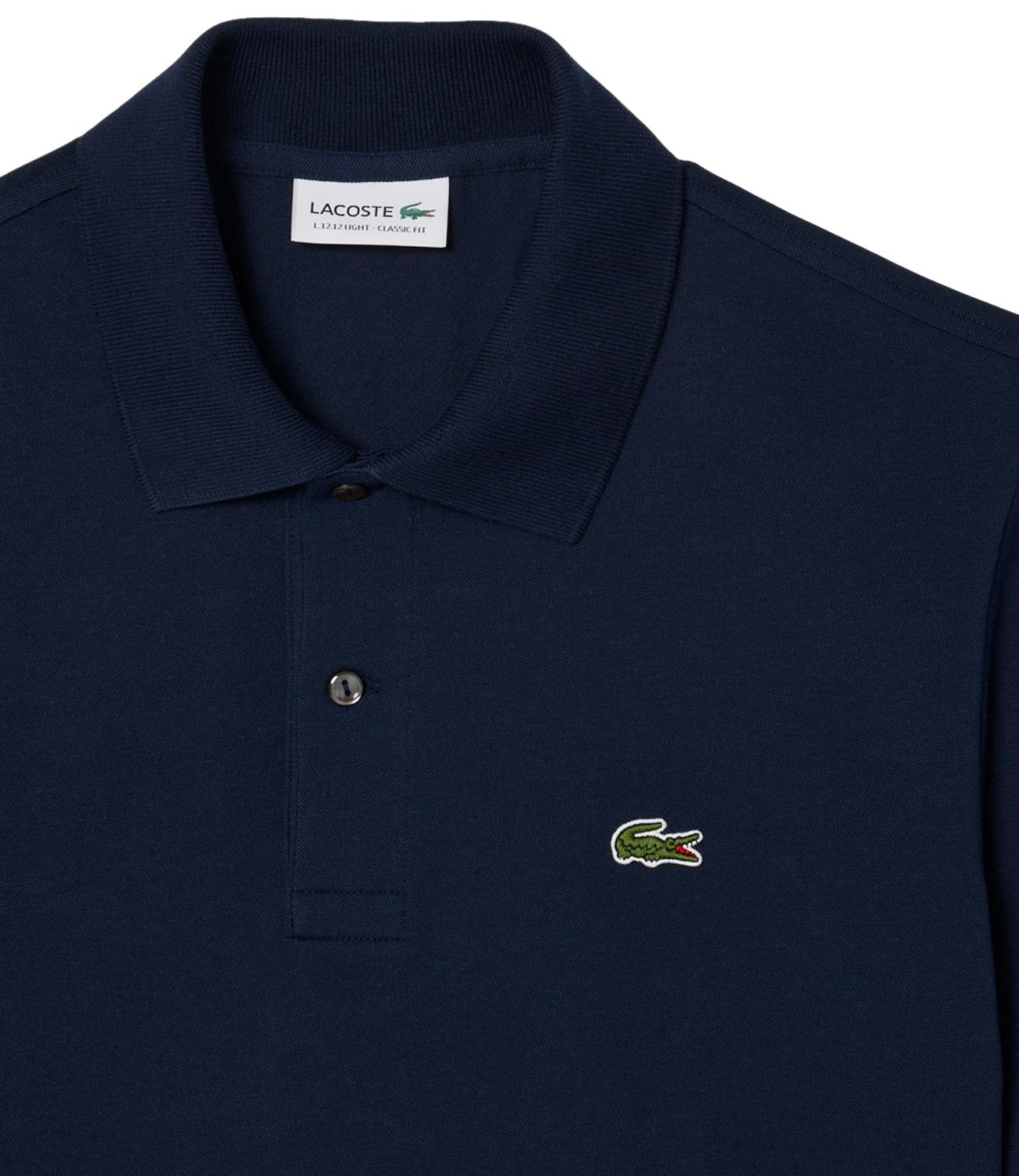 Polo Lacoste blu leggera