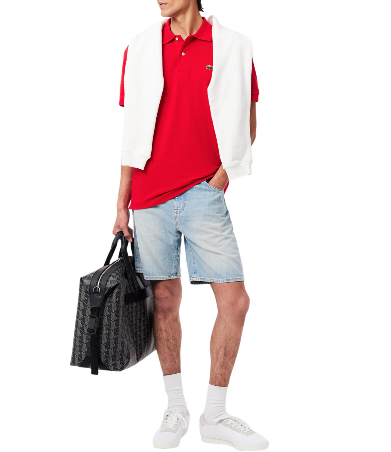 Polo Manica Corta Uomo Rossa