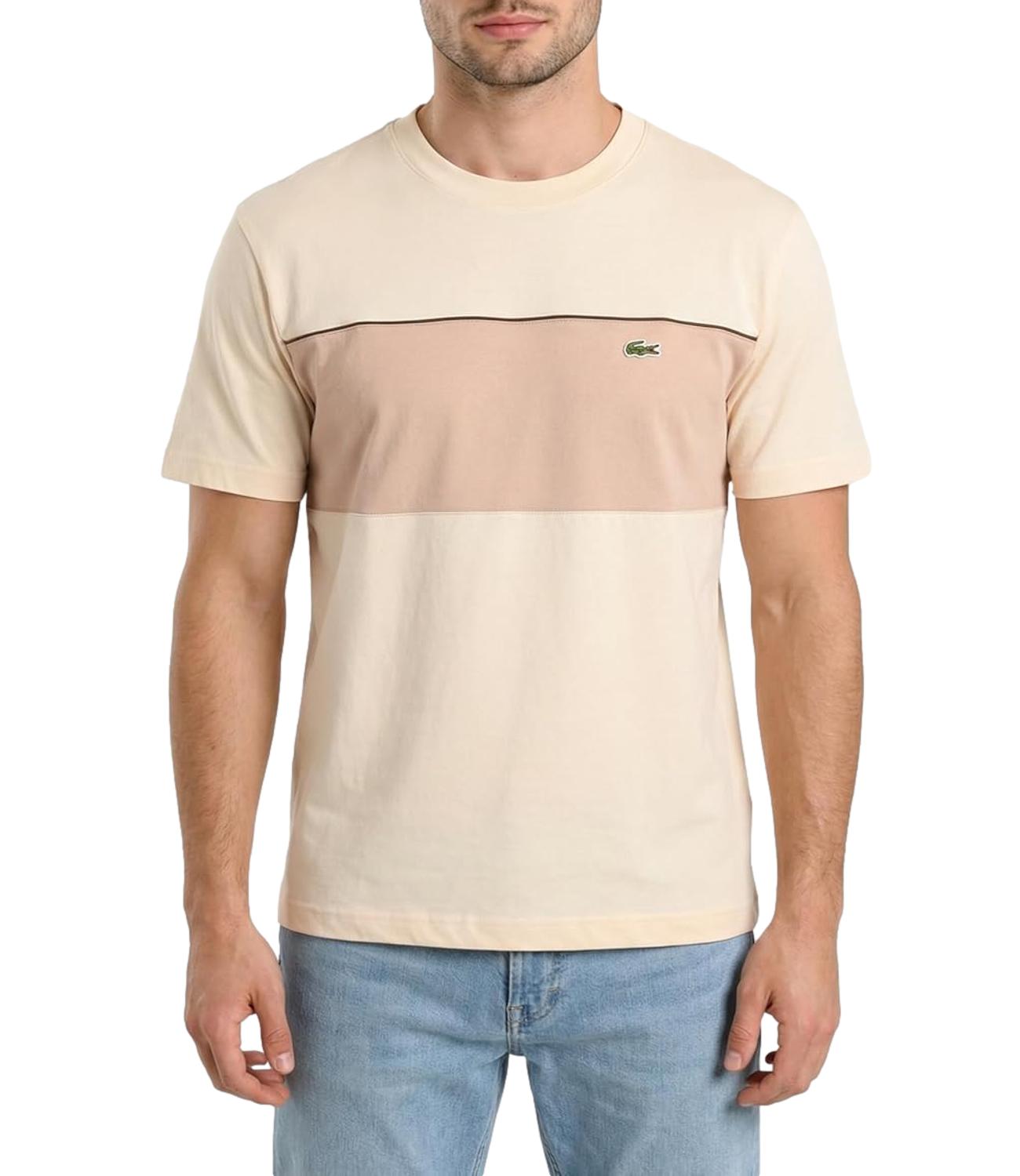 T-shirt Lacoste uomo beige