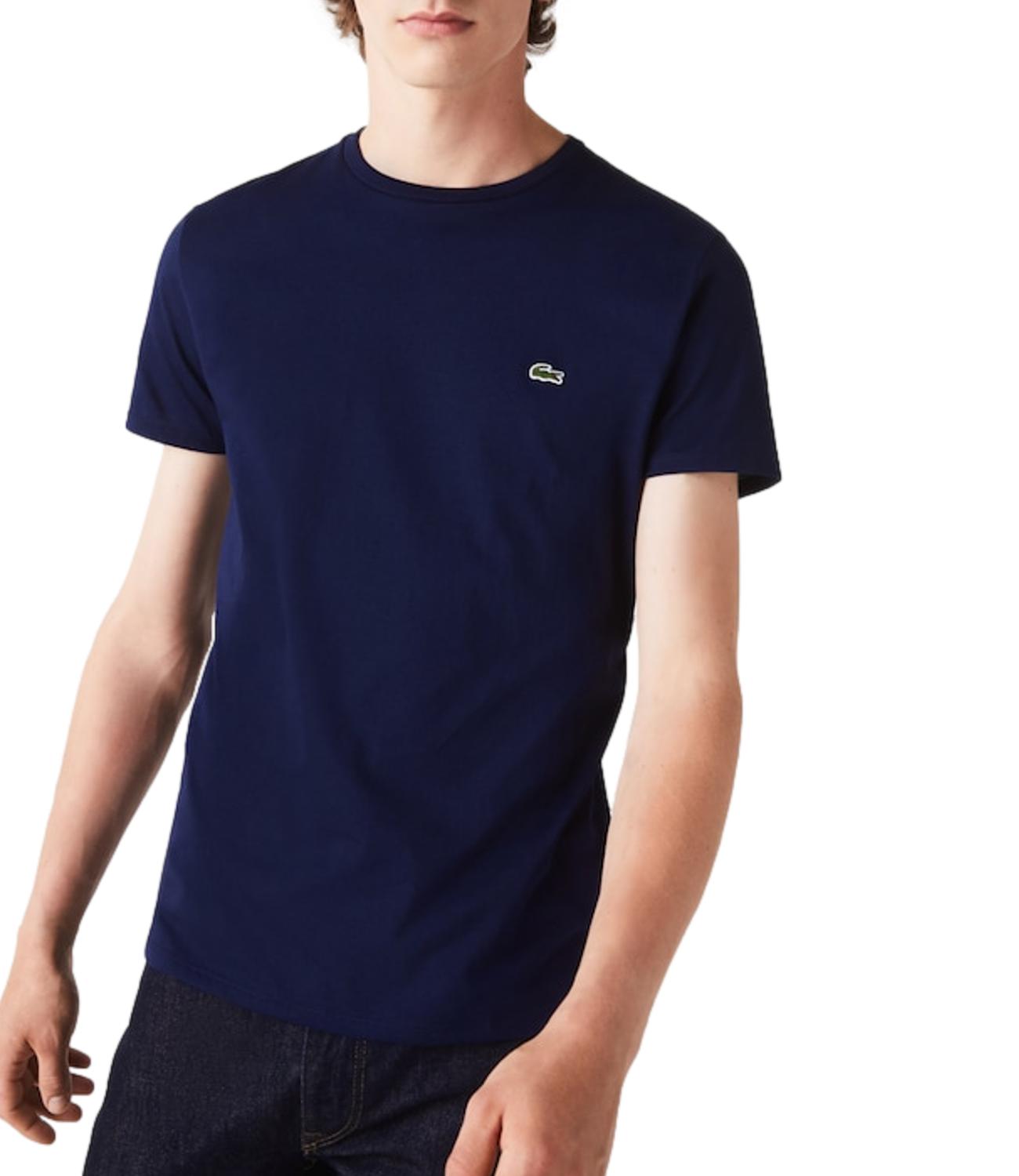 T-shirt Lacoste blu scuro