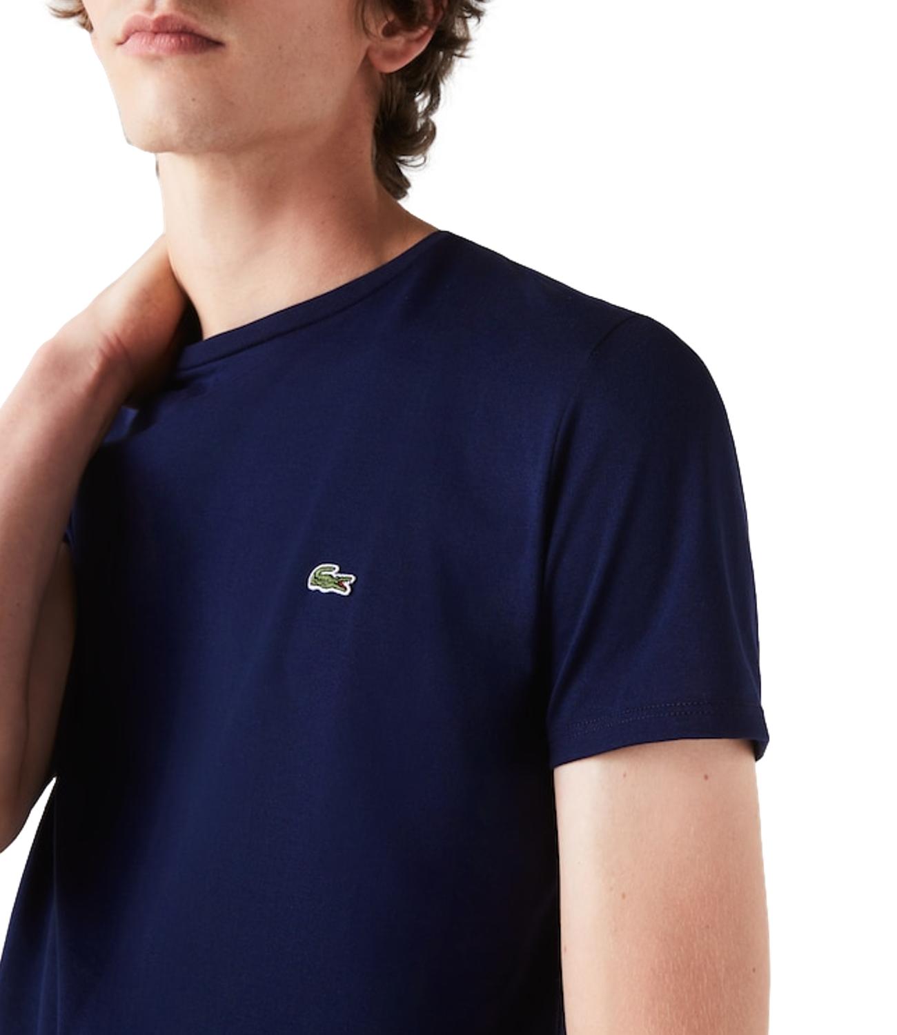 T-shirt Lacoste blu scuro