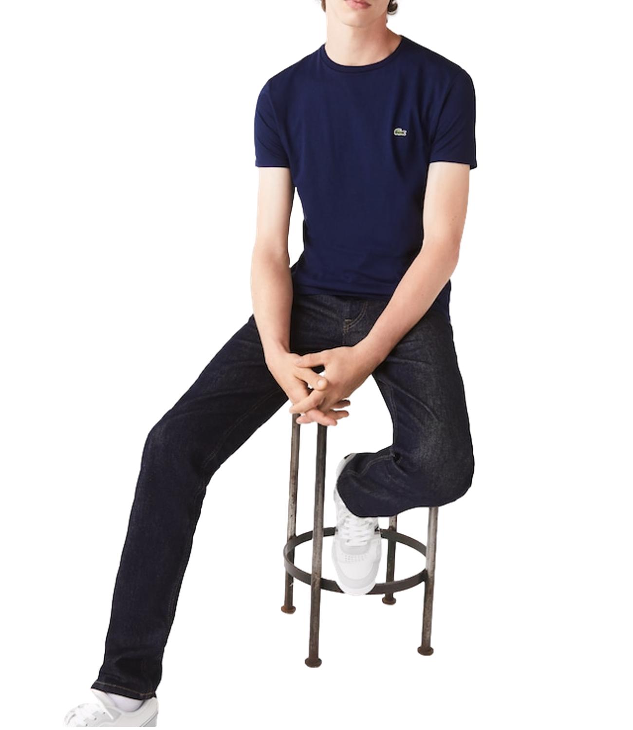 T-shirt Lacoste blu scuro
