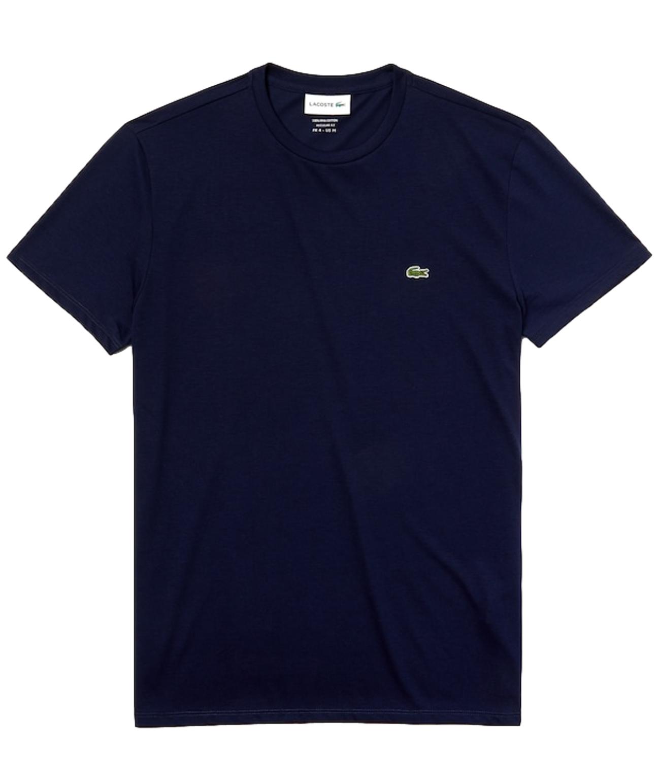 T-shirt Lacoste blu scuro