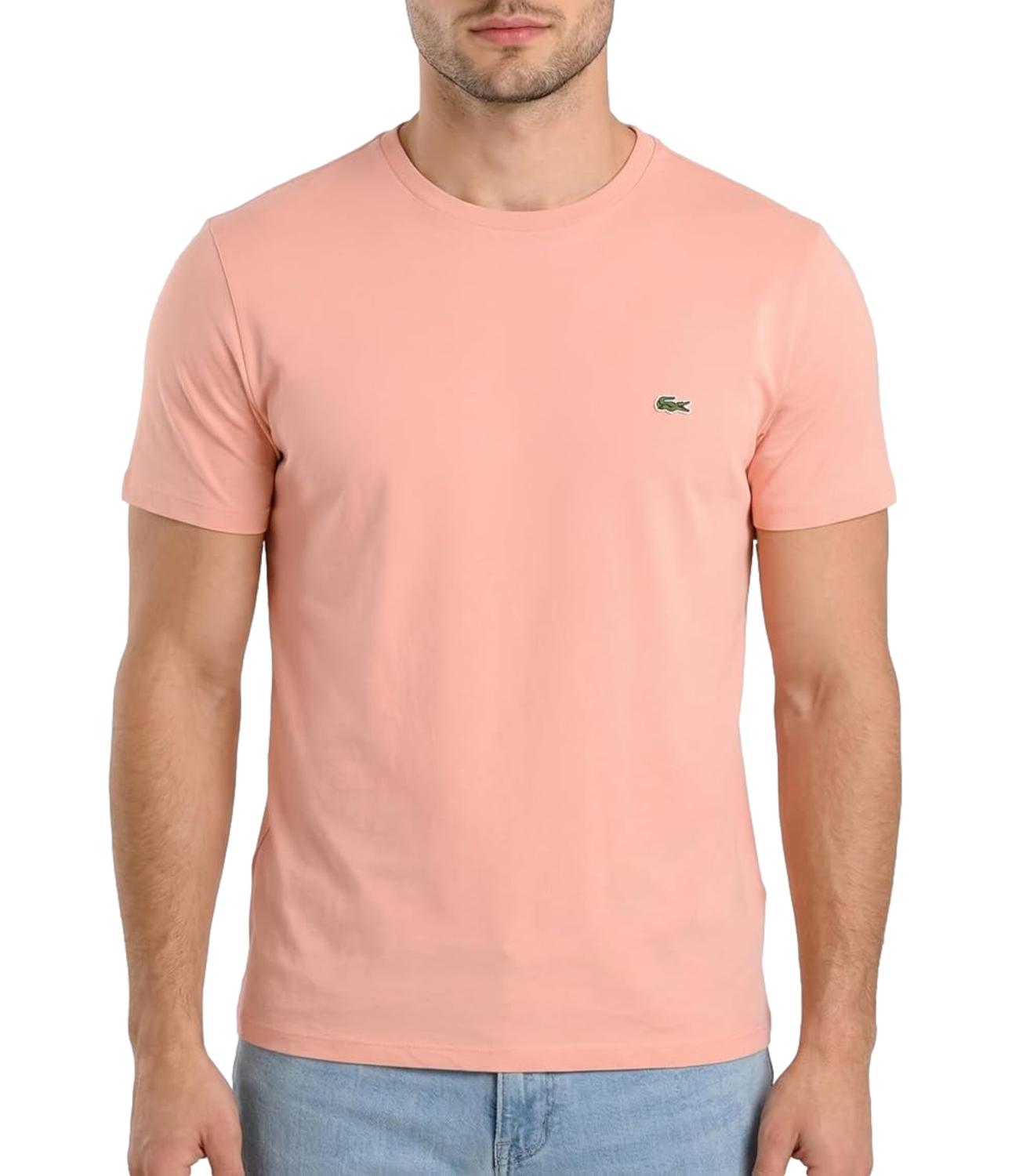 T-shirt Lacoste uomo rosa pastello