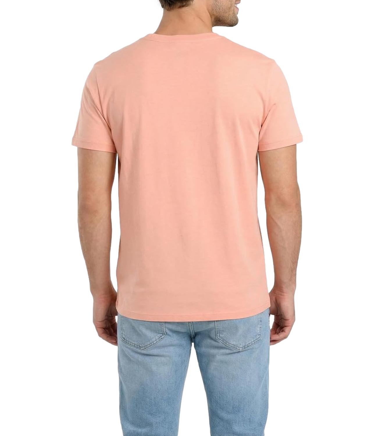 T-shirt Lacoste uomo rosa pastello