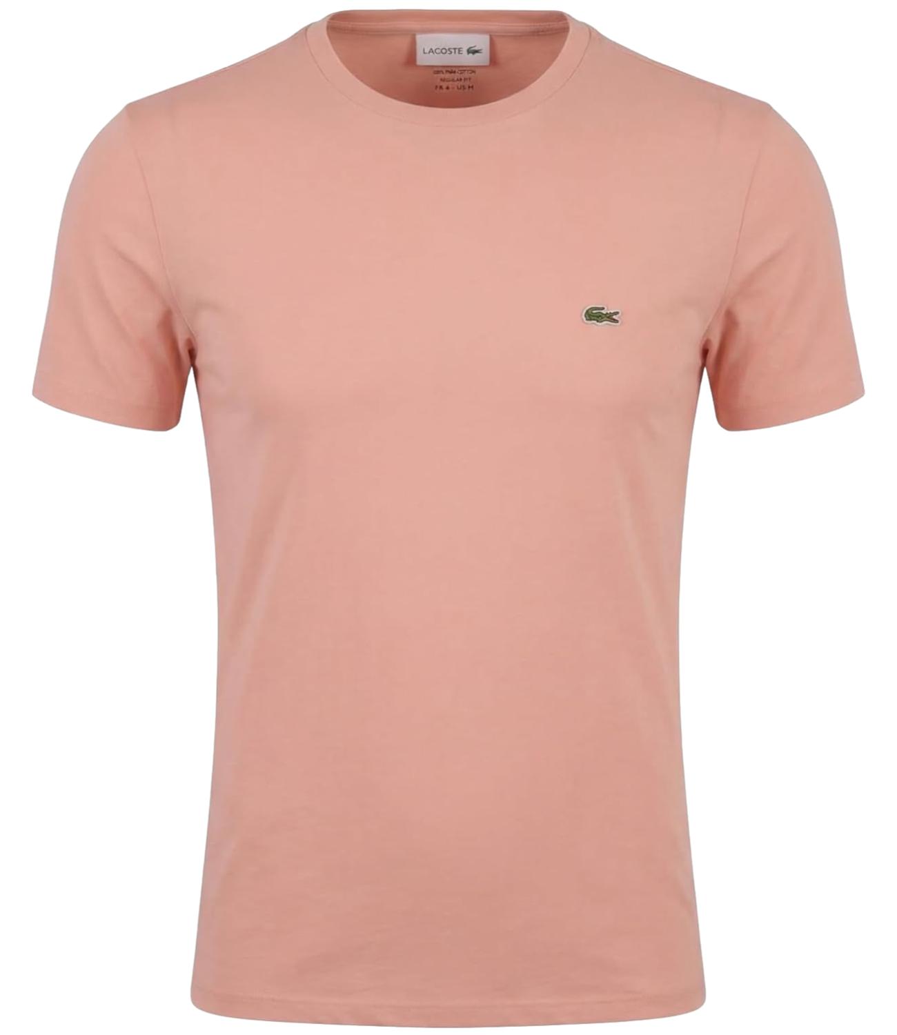 T-shirt Lacoste uomo rosa pastello