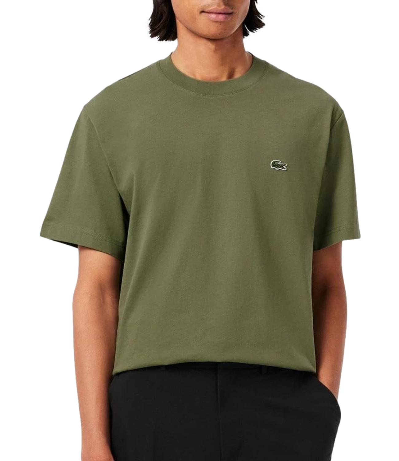 T-shirt Lacoste uomo verde militare